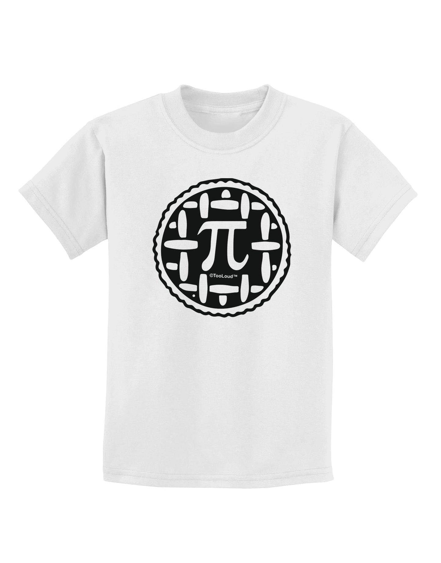 Pi Pie Childrens T-Shirt-Childrens T-Shirt-TooLoud-White-X-Small-Davson Sales