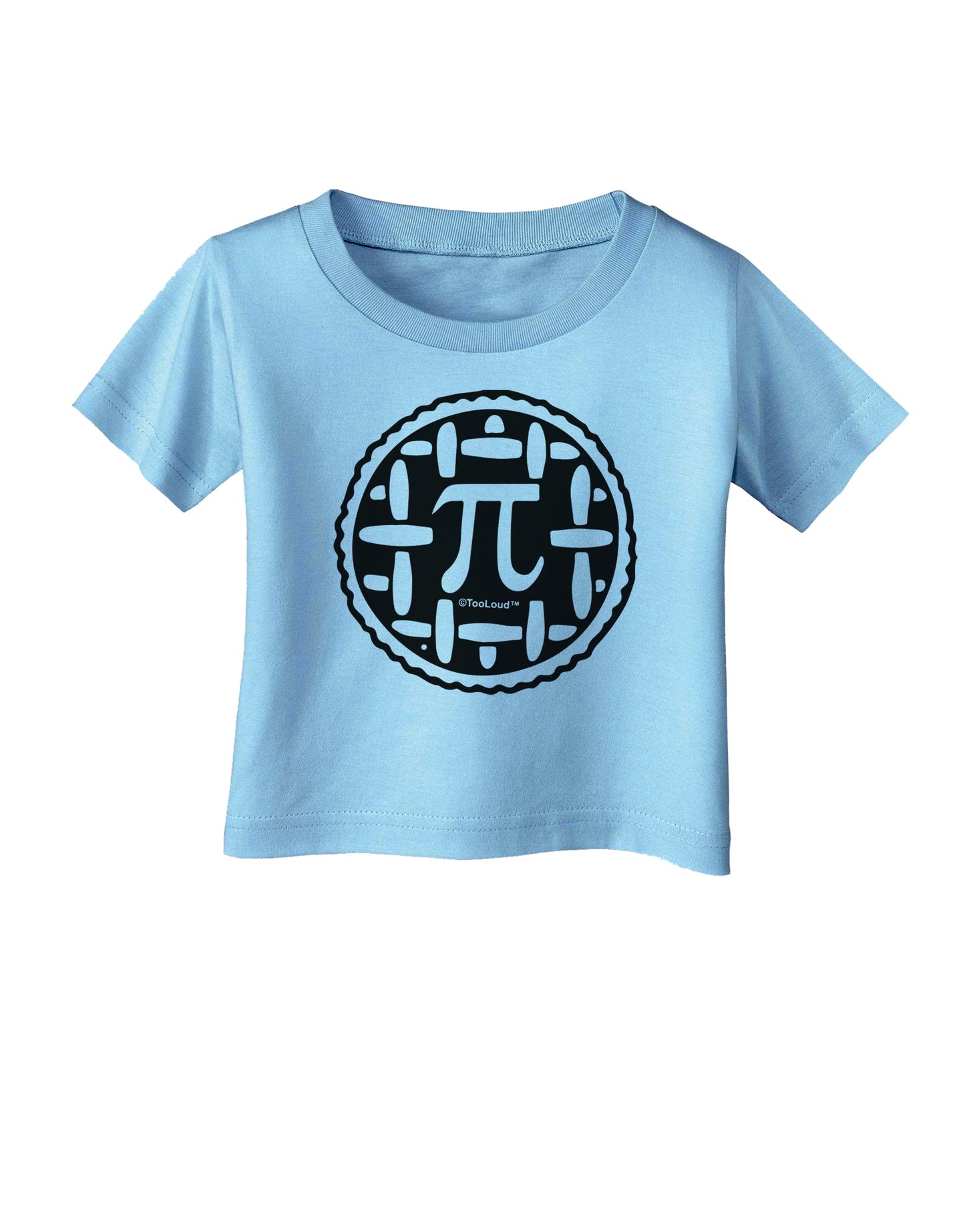Pi Pie Infant T-Shirt-Infant T-Shirt-TooLoud-Aquatic-Blue-06-Months-Davson Sales