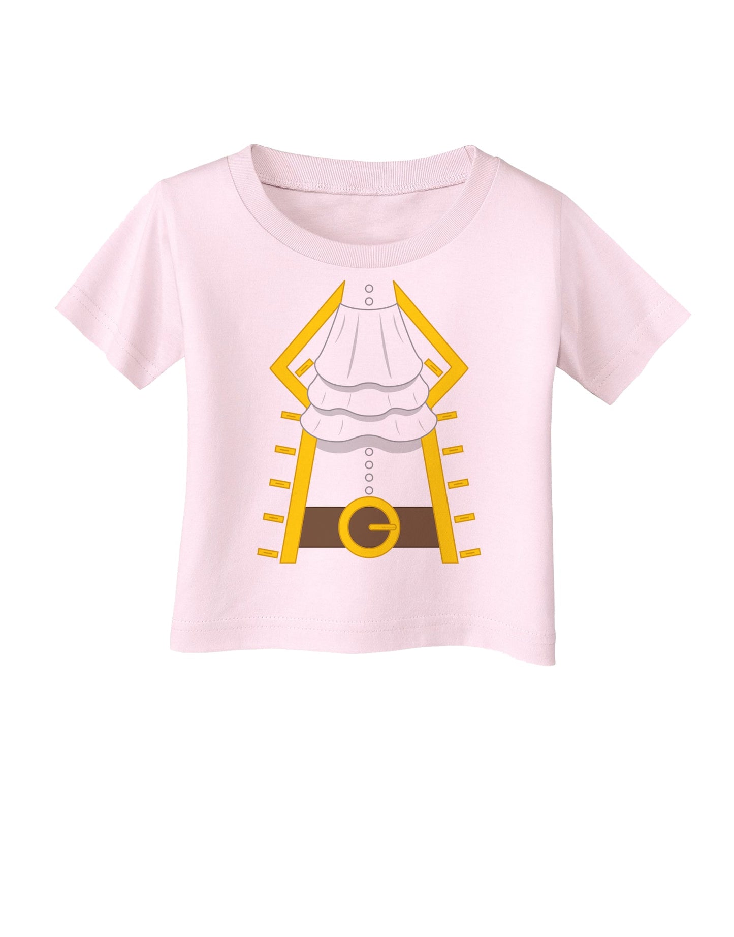 Pirate Captain Costume Gold Infant T-Shirt-Infant T-Shirt-TooLoud-Light-Pink-06-Months-Davson Sales