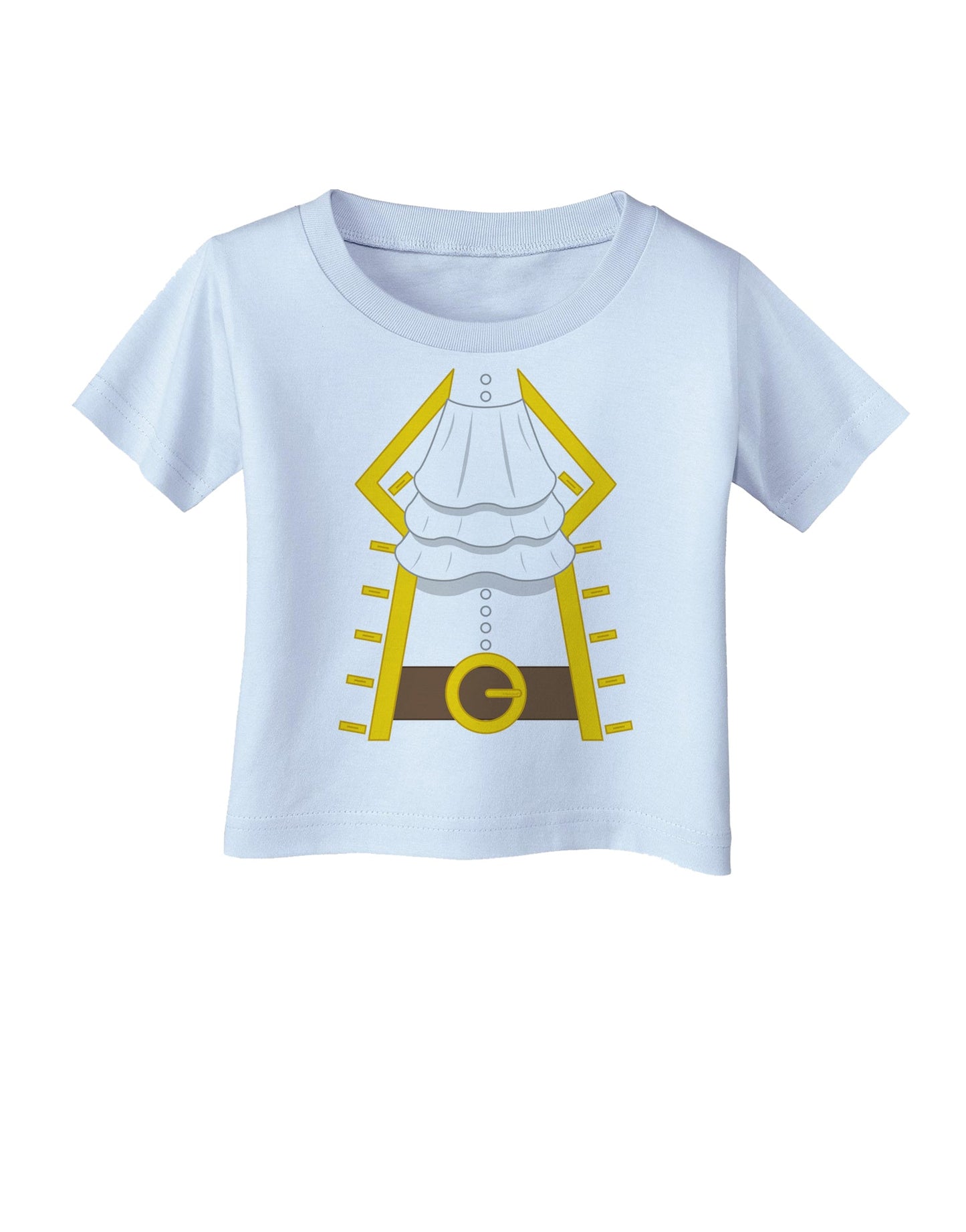 Pirate Captain Costume Gold Infant T-Shirt-Infant T-Shirt-TooLoud-Light-Blue-06-Months-Davson Sales