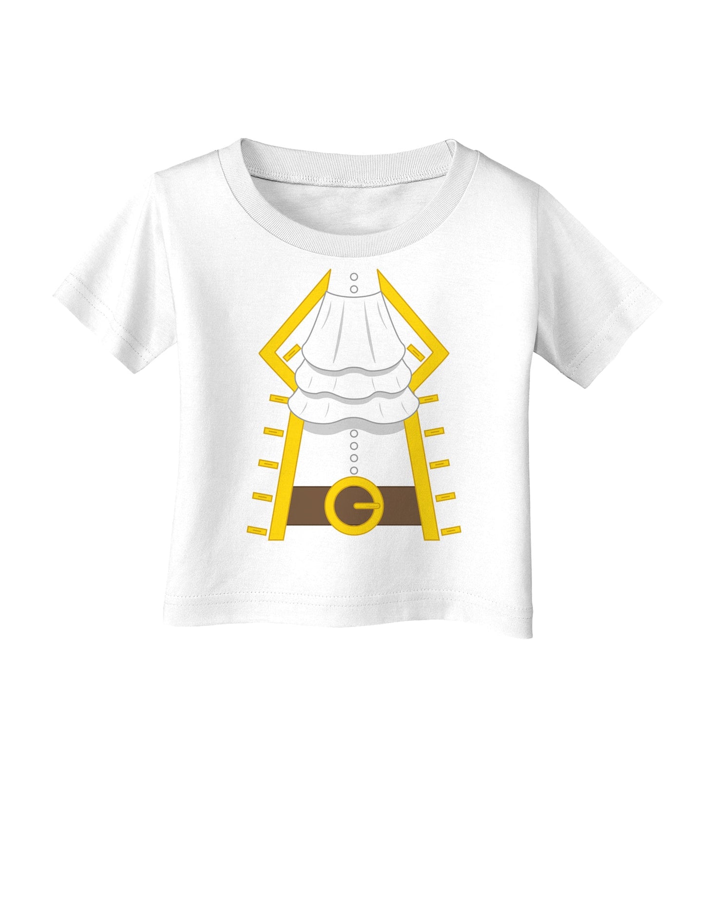 Pirate Captain Costume Gold Infant T-Shirt-Infant T-Shirt-TooLoud-White-06-Months-Davson Sales
