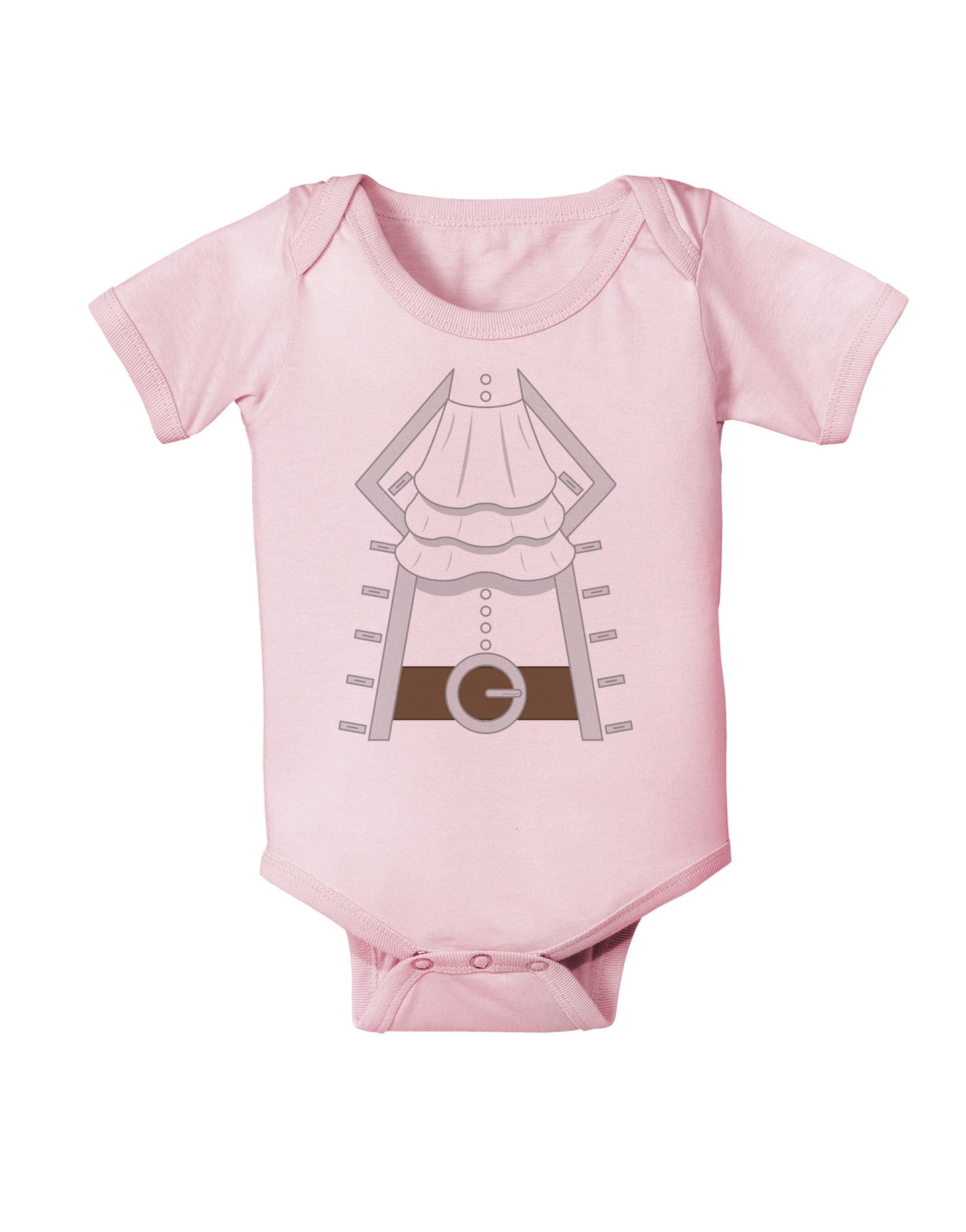 Pirate Captain Costume Silver Baby Romper Bodysuit-Baby Romper-TooLoud-Light-Pink-06-Months-Davson Sales