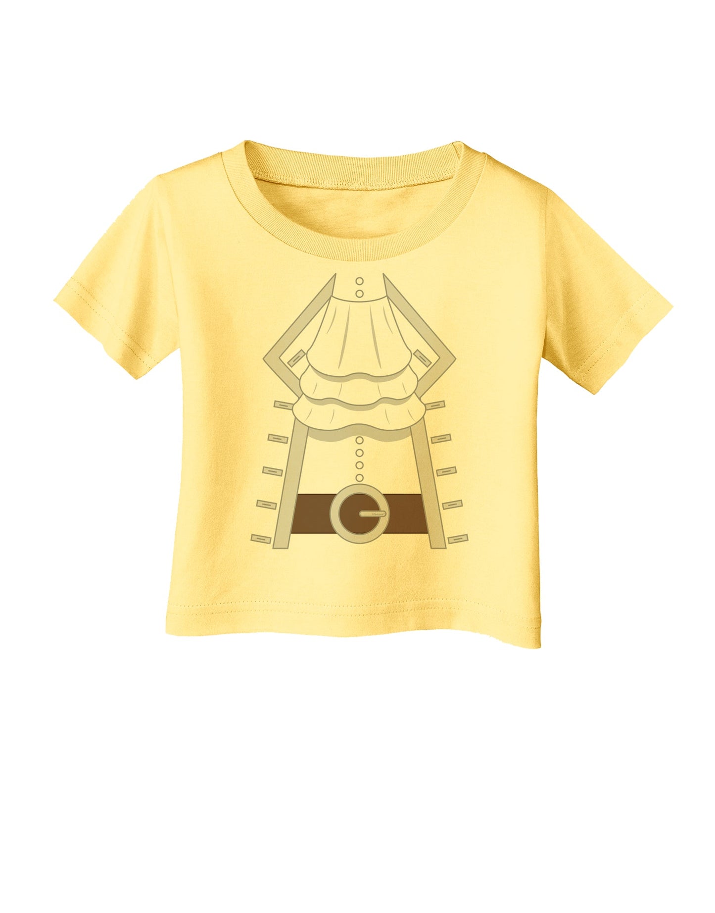 Pirate Captain Costume Silver Infant T-Shirt-Infant T-Shirt-TooLoud-Daffodil-Yellow-06-Months-Davson Sales