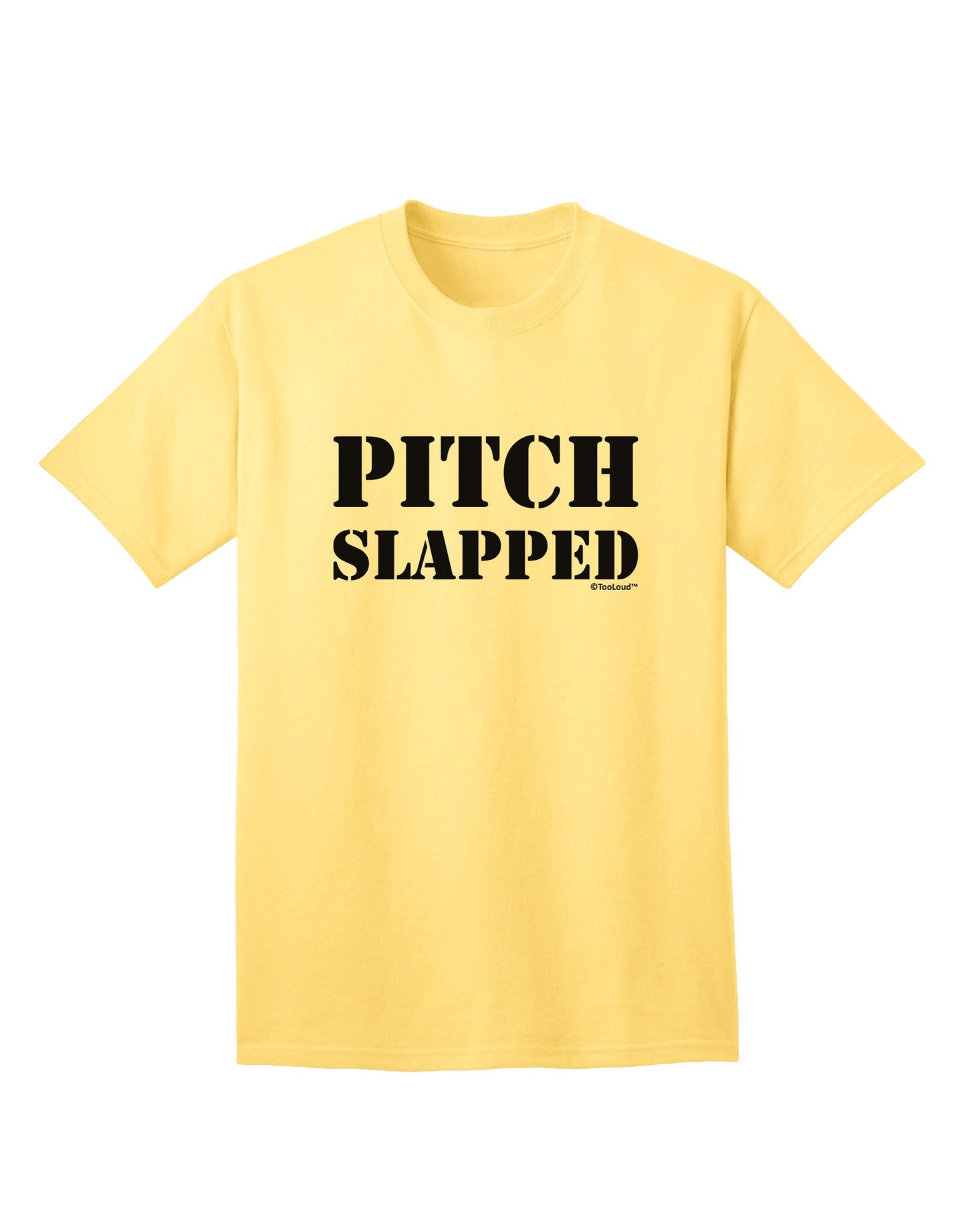 Pitch Slapped Adult T-Shirt-Mens T-Shirt-TooLoud-Yellow-Small-Davson Sales