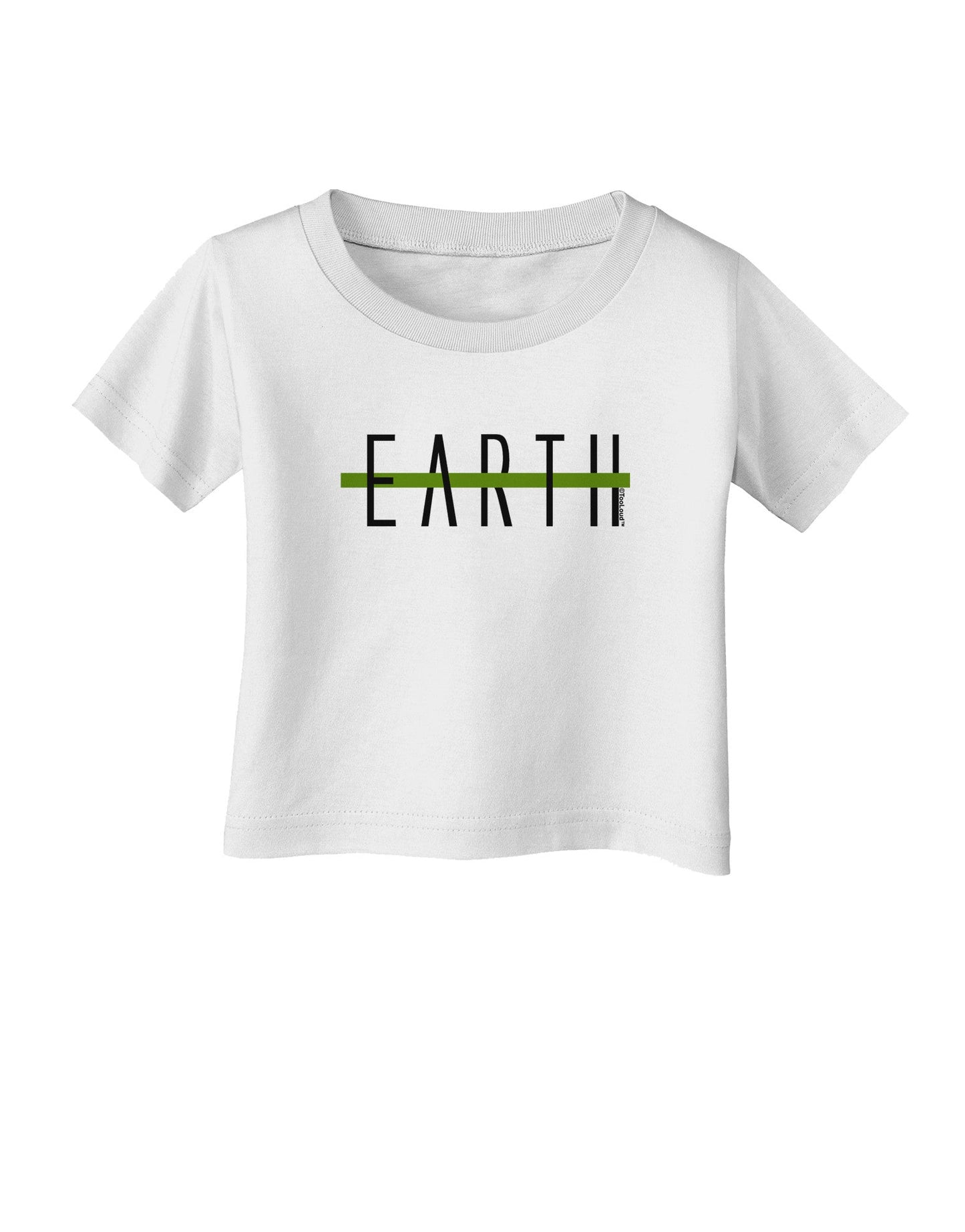 Planet Earth Text Only Infant T-Shirt-Infant T-Shirt-TooLoud-White-06-Months-Davson Sales