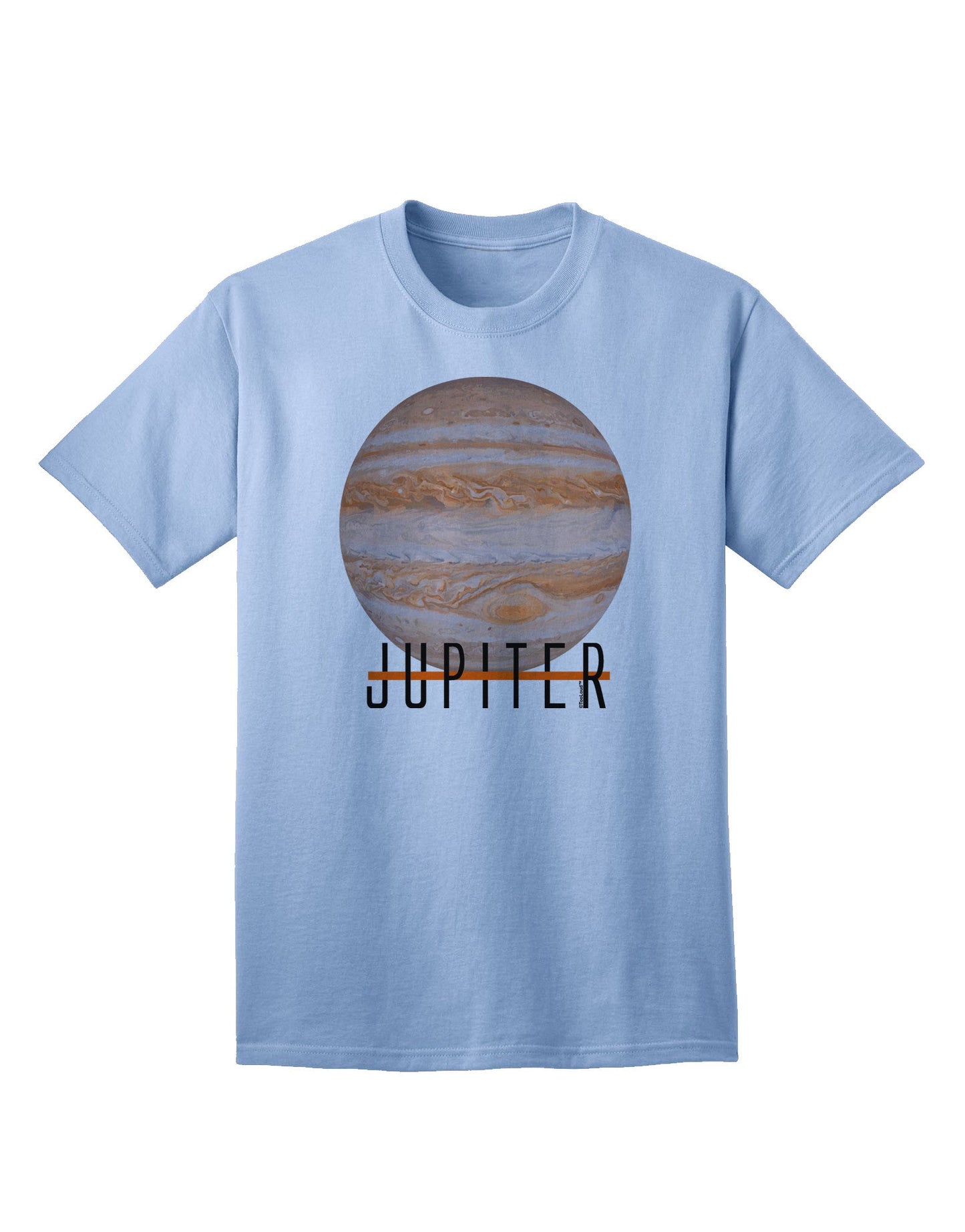 Planet Jupiter Earth Text Adult T-Shirt-unisex t-shirt-TooLoud-Light-Blue-Small-Davson Sales