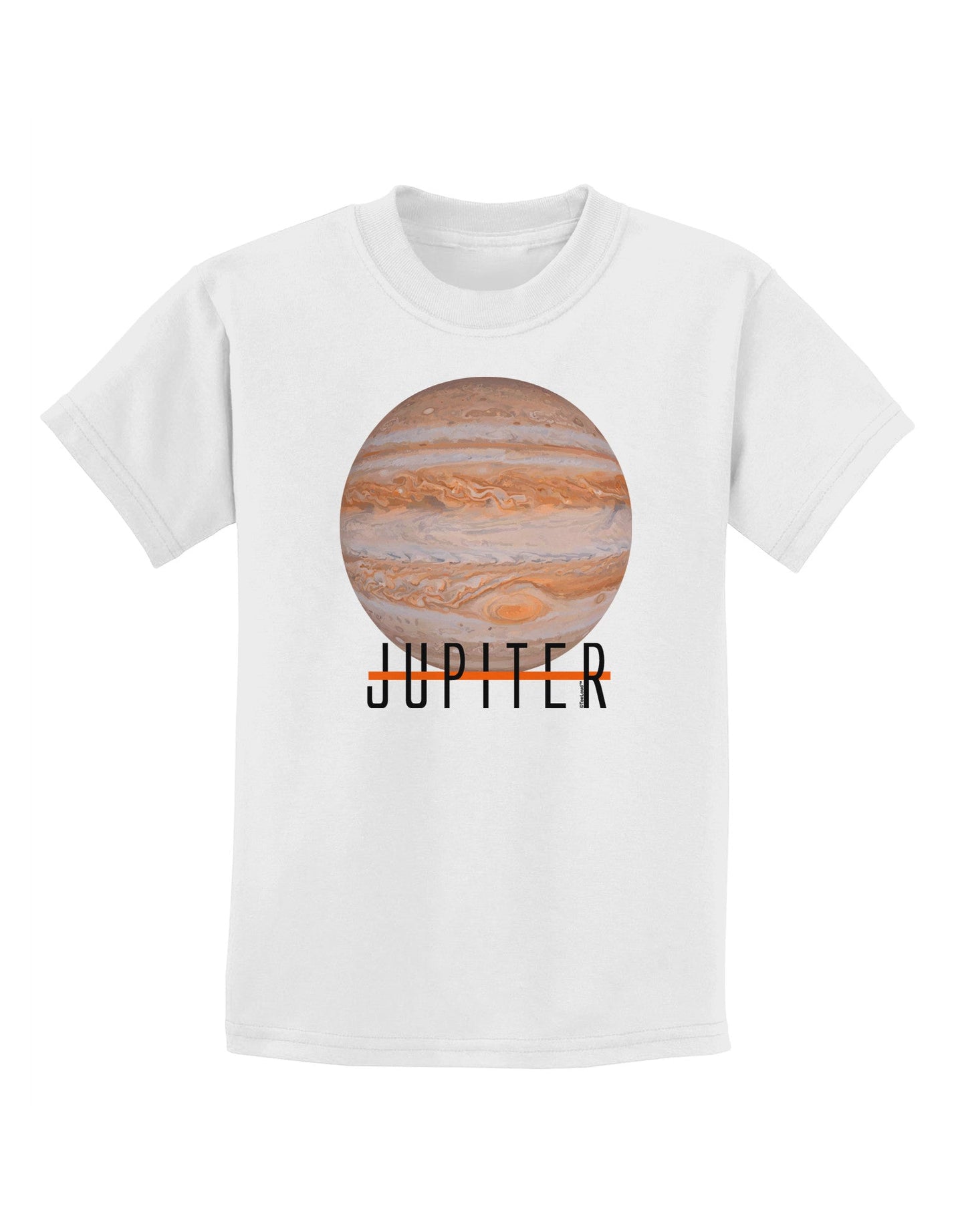 Planet Jupiter Earth Text Childrens T-Shirt-Childrens T-Shirt-TooLoud-White-X-Small-Davson Sales