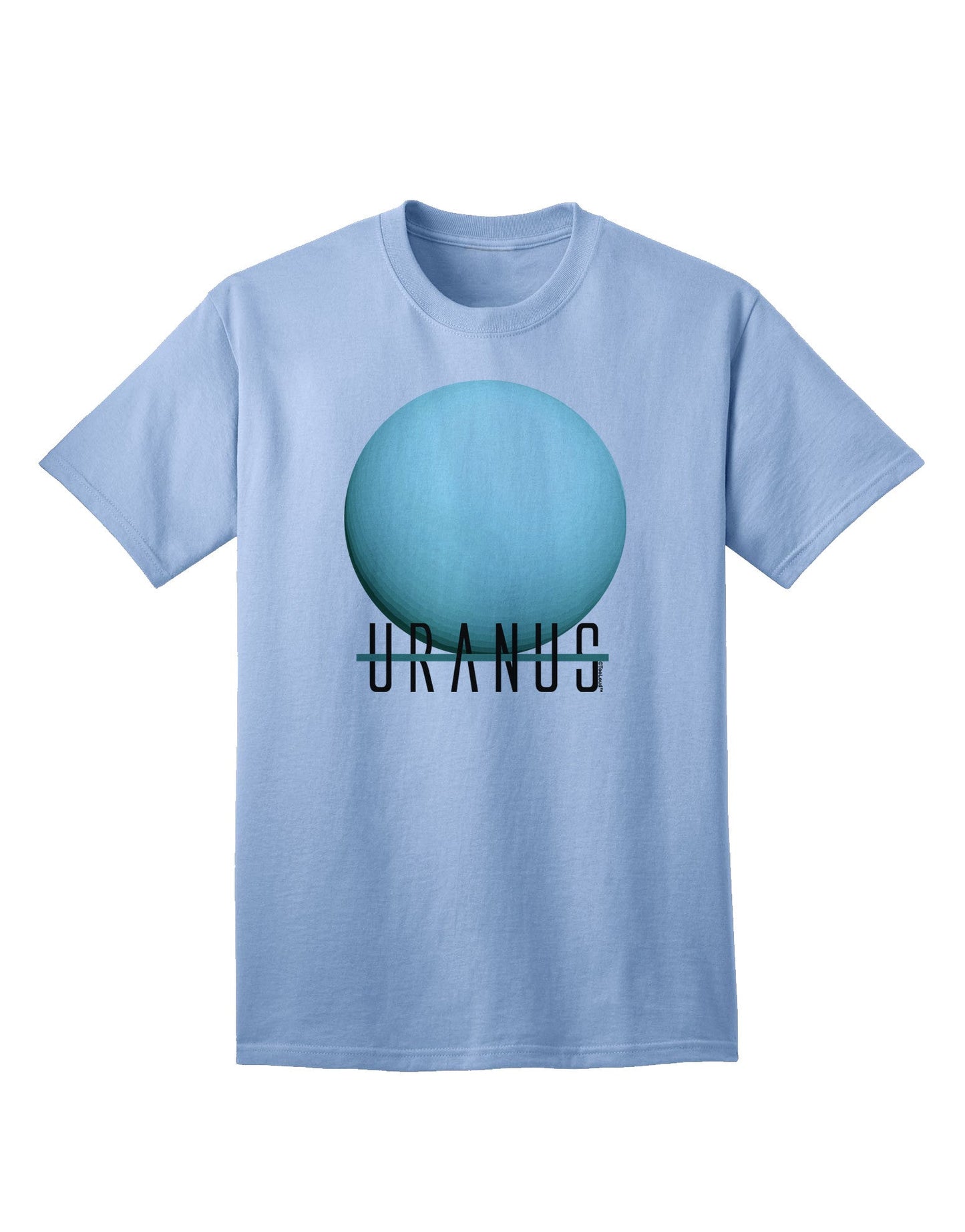 Planet Uranus - Premium Text Graphic Adult T-Shirt Collection-Mens T-shirts-TooLoud-Light-Blue-Small-Davson Sales