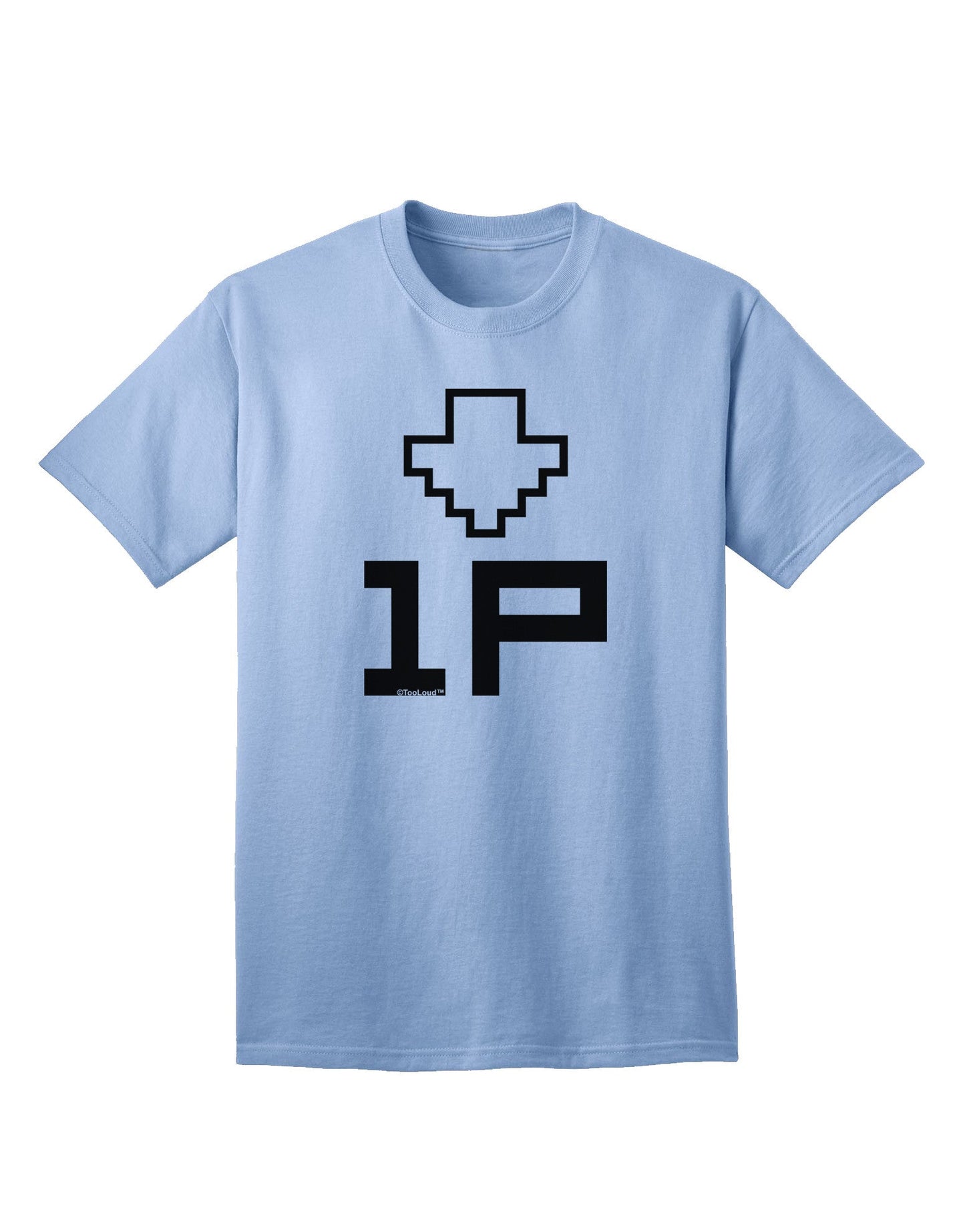 Player One Couples Design Adult T-Shirt-Mens T-Shirt-TooLoud-Light-Blue-Small-Davson Sales