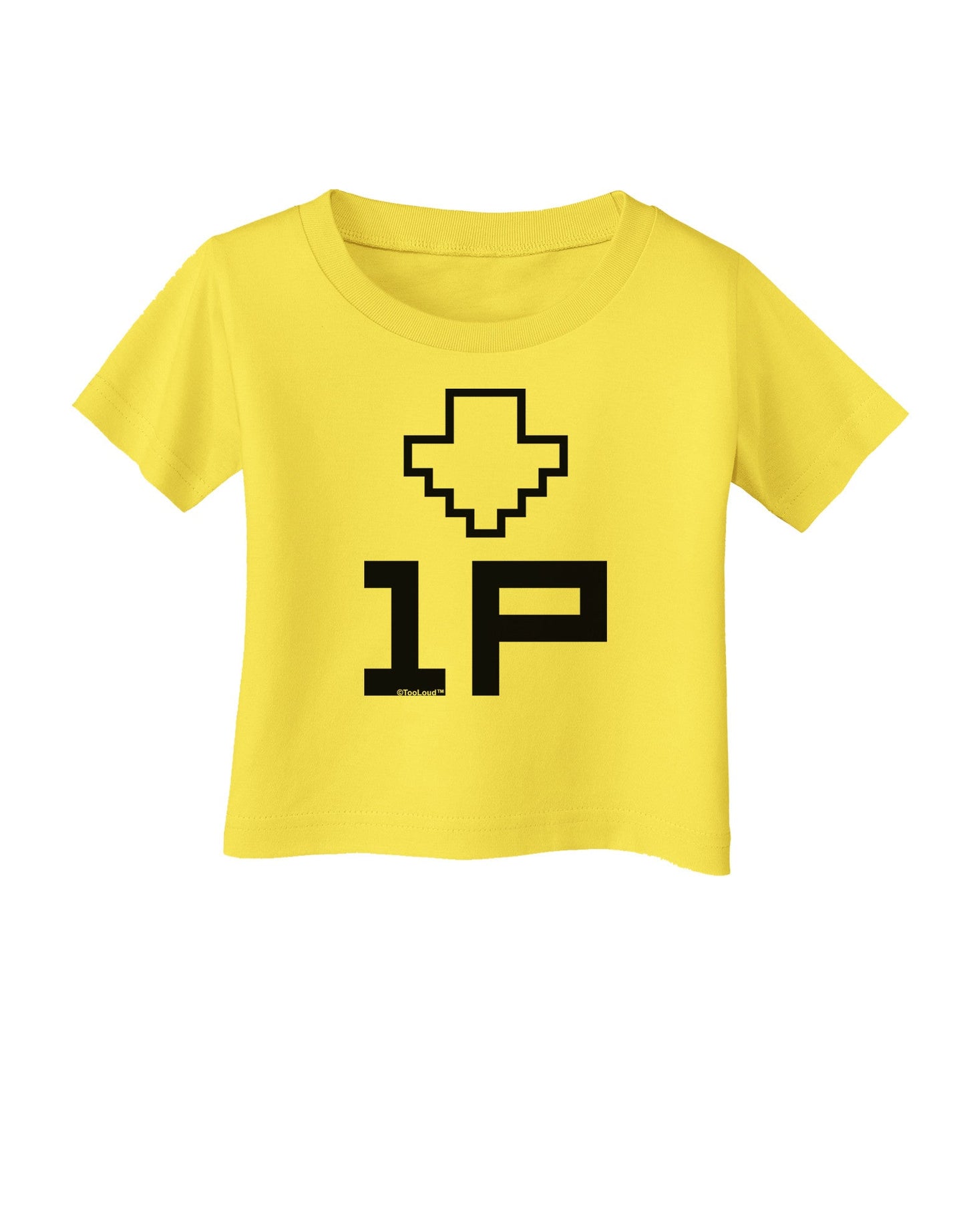 Player One Couples Design Infant T-Shirt-Infant T-Shirt-TooLoud-Yellow-06-Months-Davson Sales