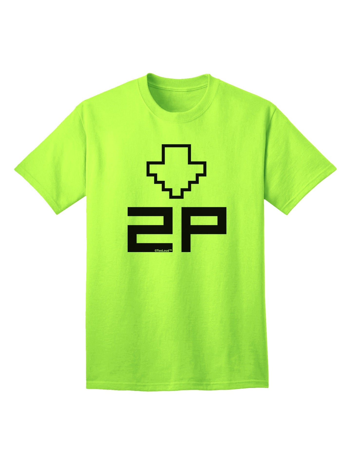 Player Two Selection Icon Adult T-Shirt-Mens T-Shirt-TooLoud-Neon-Green-Small-Davson Sales