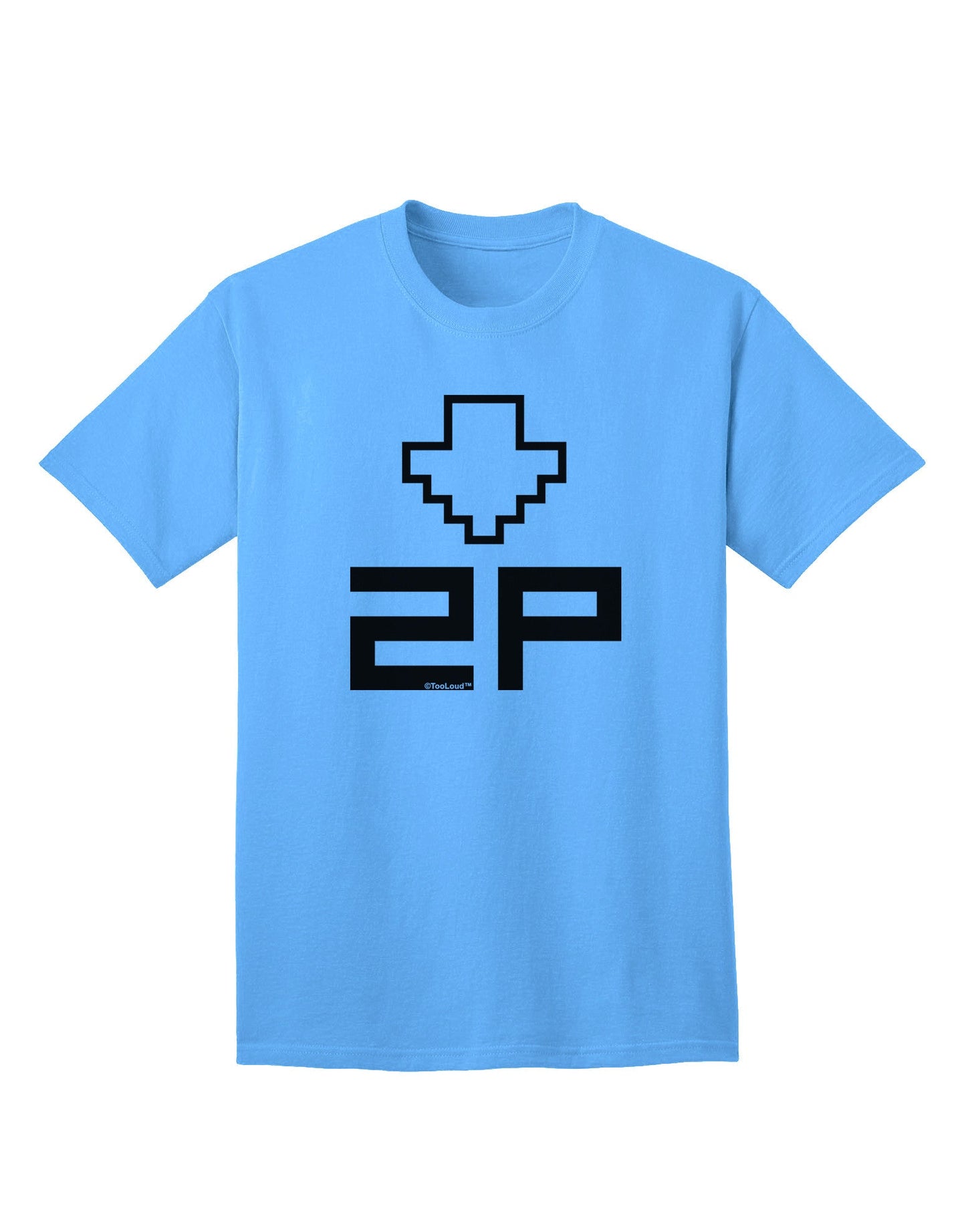 Player Two Selection Icon Adult T-Shirt-Mens T-Shirt-TooLoud-Aquatic-Blue-Small-Davson Sales