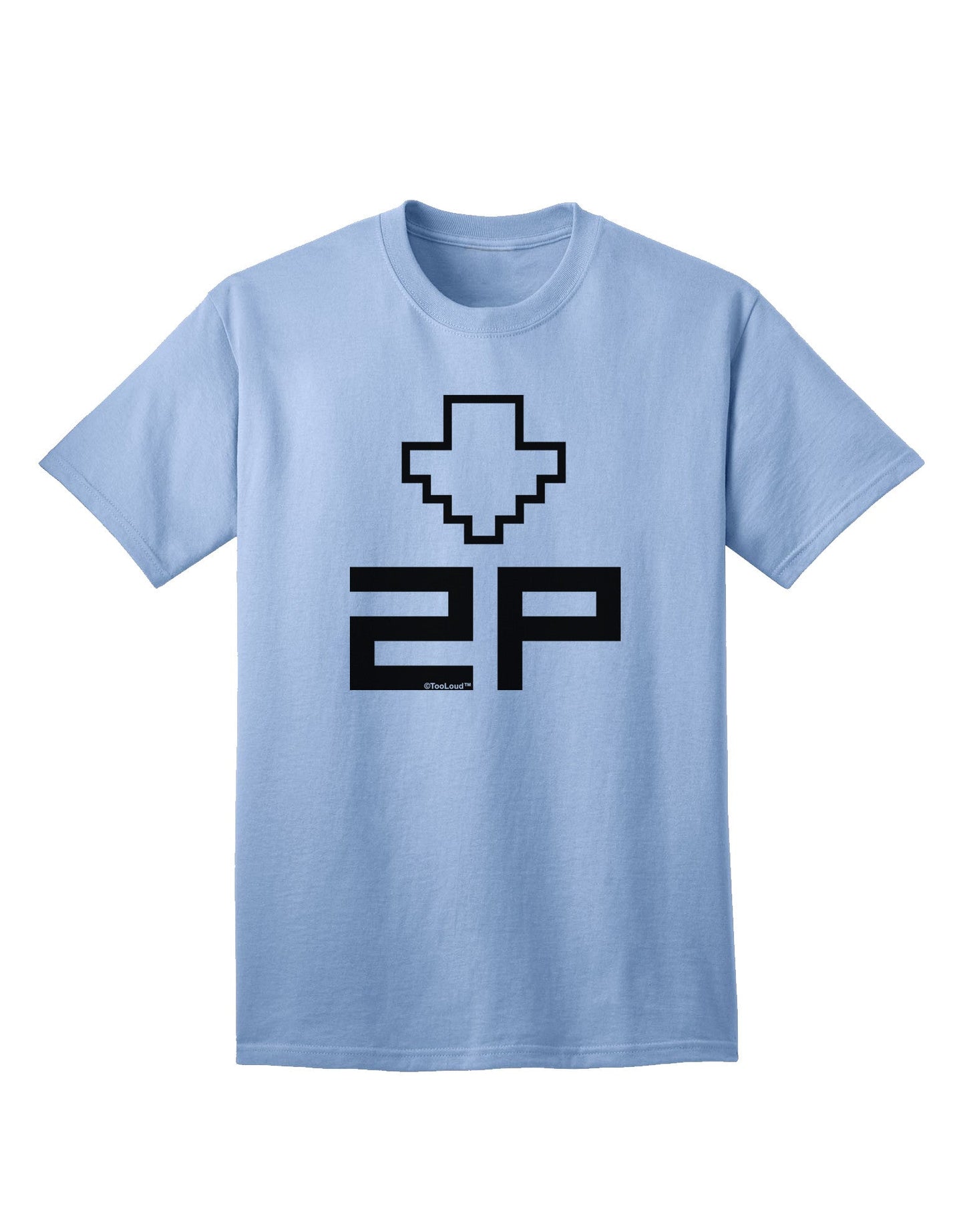 Player Two Selection Icon Adult T-Shirt-Mens T-Shirt-TooLoud-Light-Blue-Small-Davson Sales