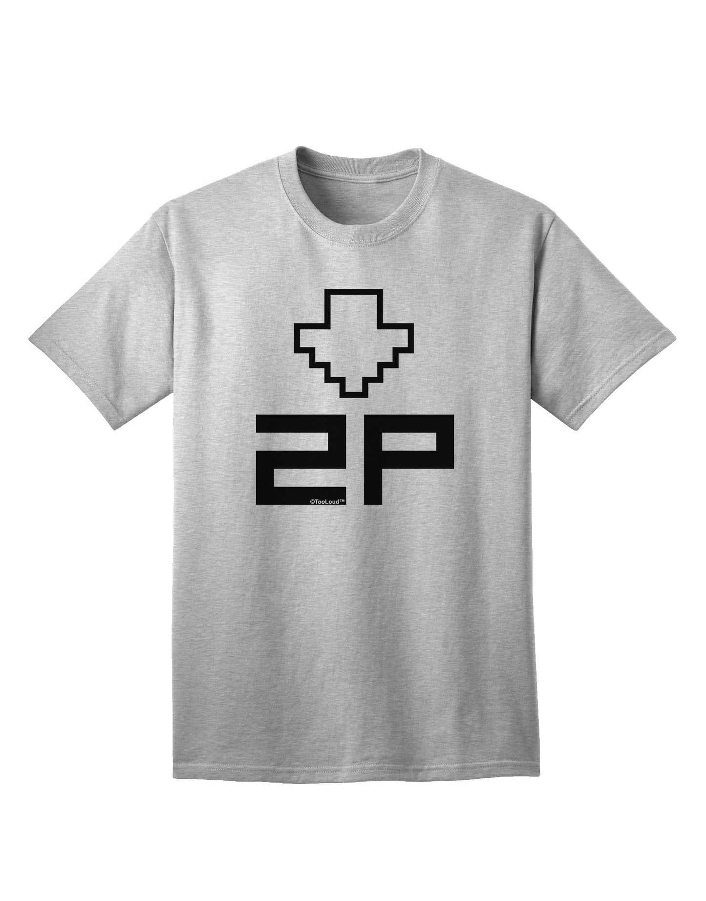 Player Two Selection Icon Adult T-Shirt-Mens T-Shirt-TooLoud-AshGray-Small-Davson Sales