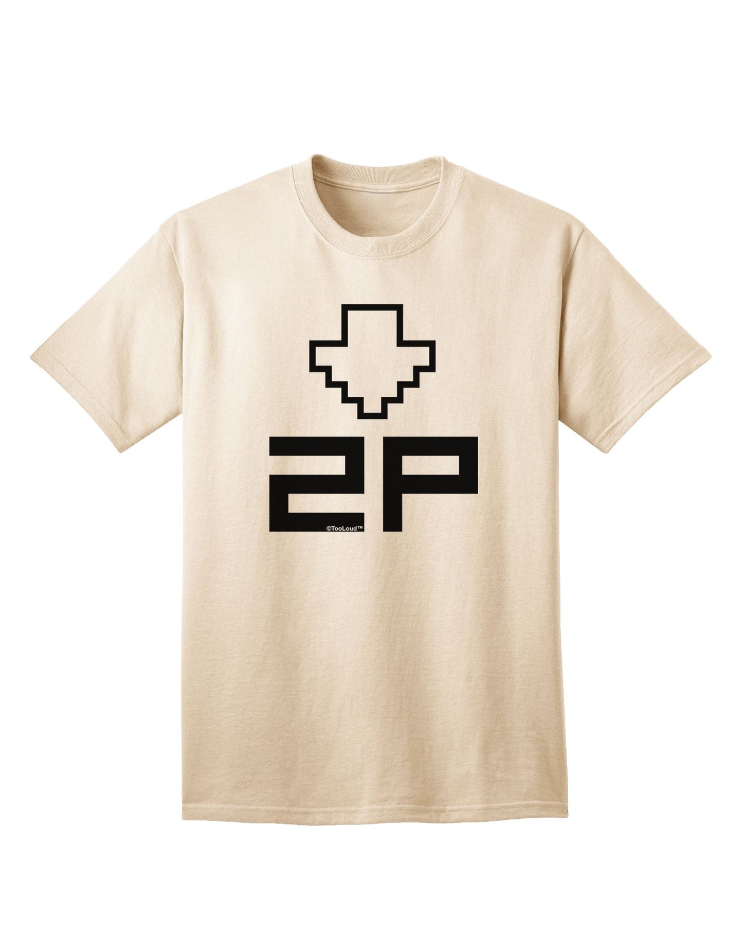 Player Two Selection Icon Adult T-Shirt-Mens T-Shirt-TooLoud-Natural-Small-Davson Sales