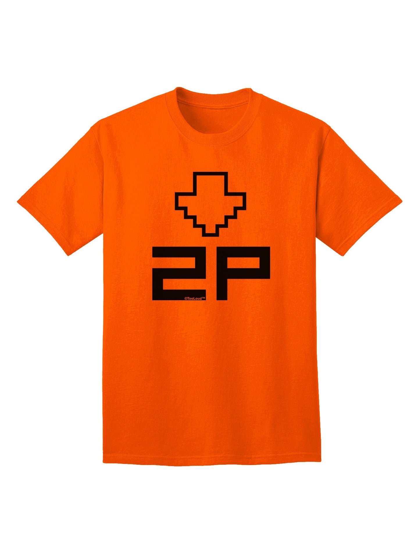 Player Two Selection Icon Adult T-Shirt-Mens T-Shirt-TooLoud-Orange-Small-Davson Sales