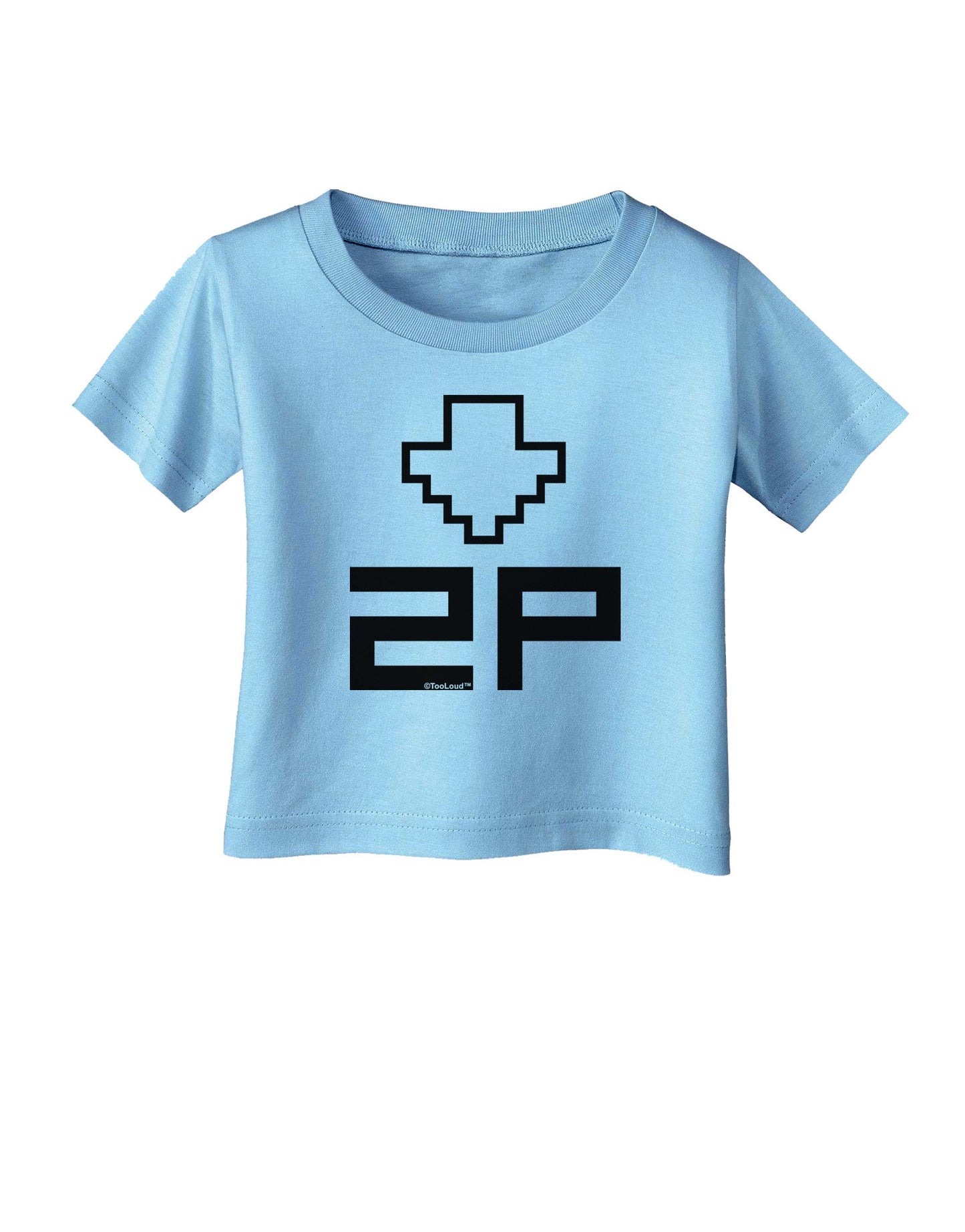Player Two Selection Icon Infant T-Shirt-Infant T-Shirt-TooLoud-Aquatic-Blue-06-Months-Davson Sales