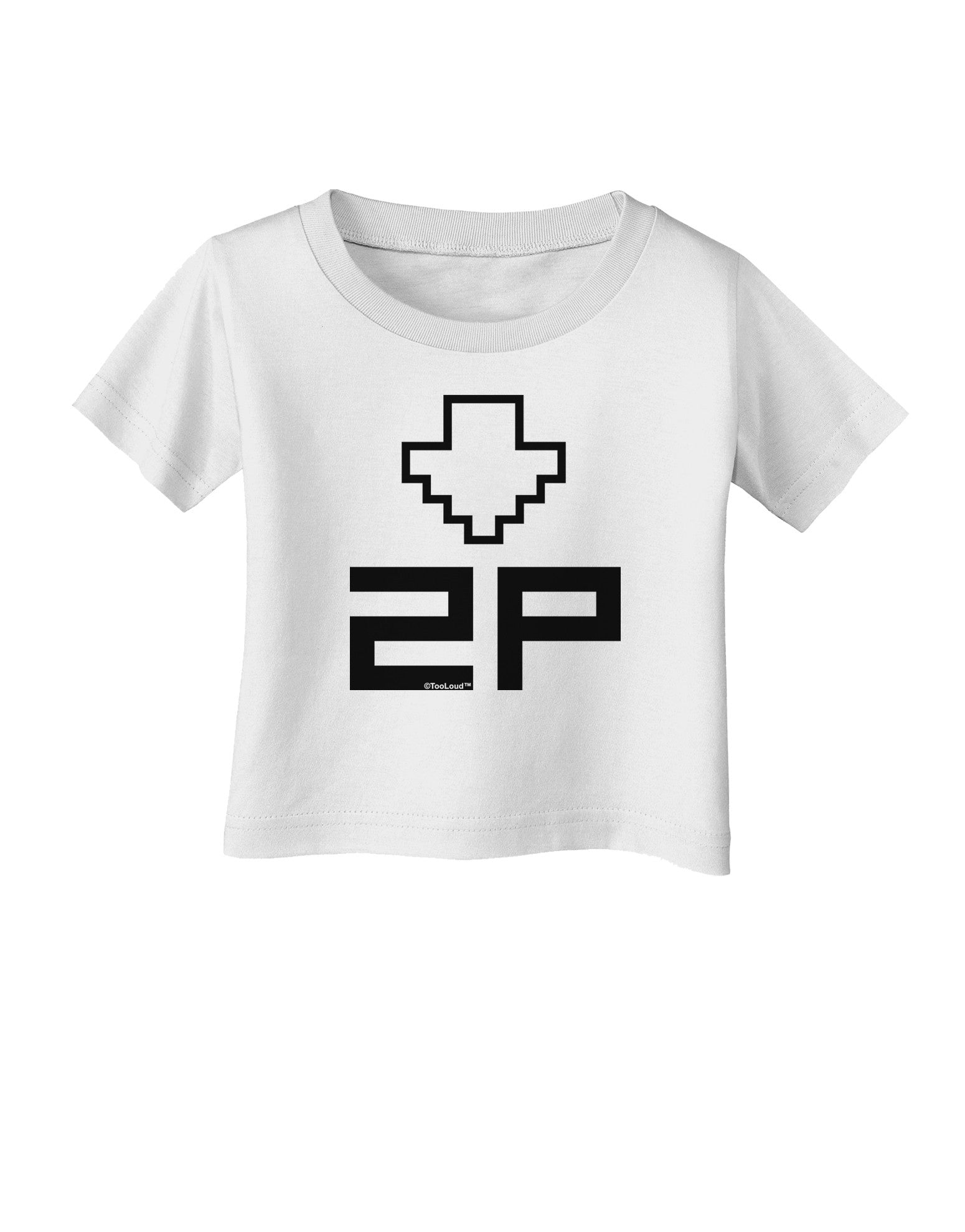 Player Two Selection Icon Infant T-Shirt-Infant T-Shirt-TooLoud-White-06-Months-Davson Sales