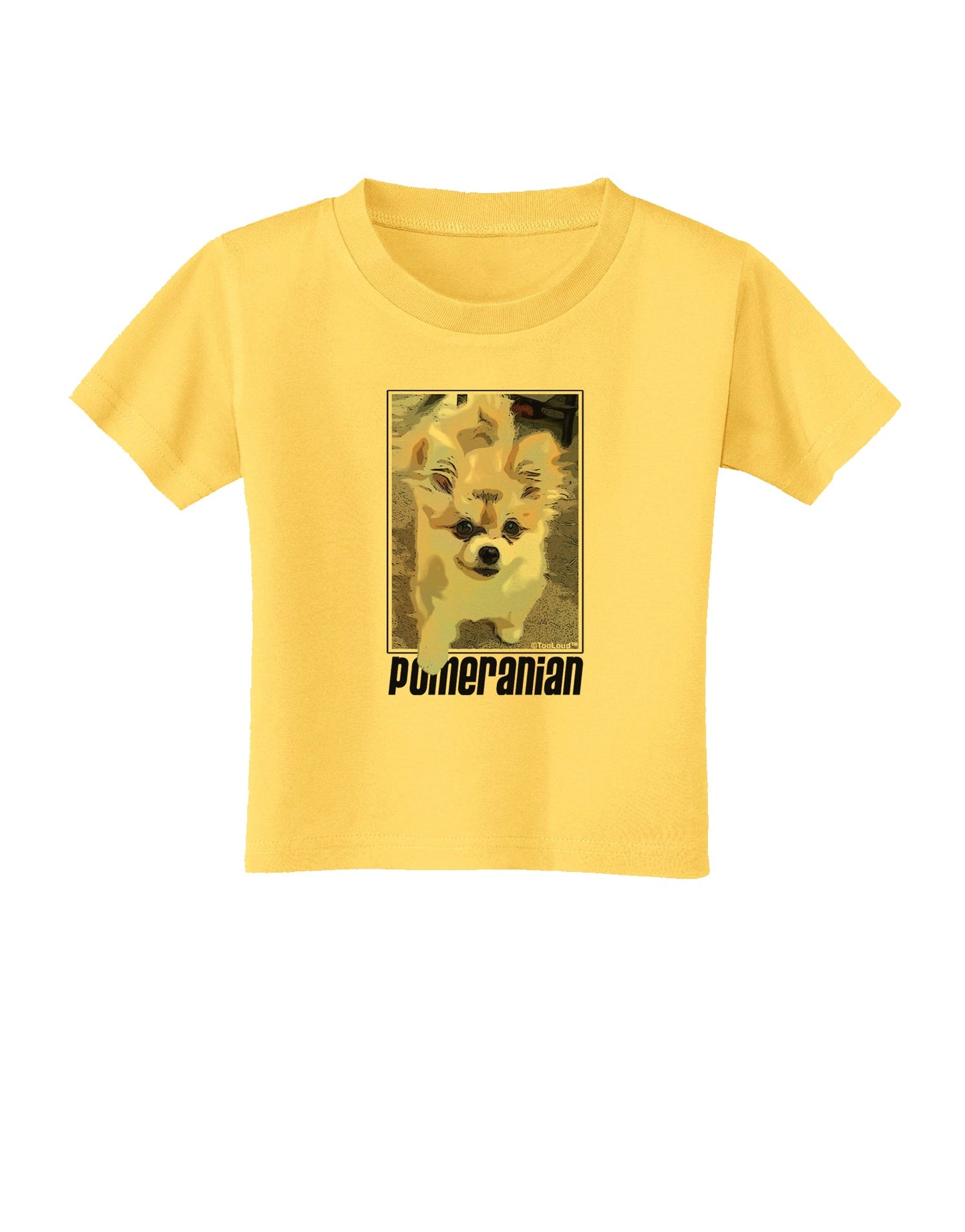 Pomeranian Step Out Toddler T-Shirt by TooLoud-Toddler T-Shirt-TooLoud-Yellow-2T-Davson Sales