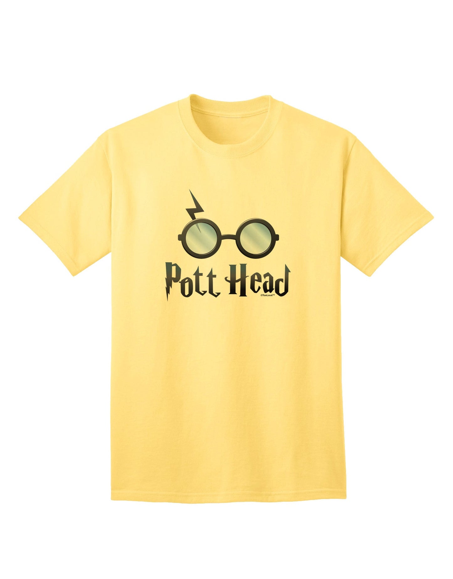 Pott Head Magic Glasses Adult T-Shirt-unisex t-shirt-TooLoud-Yellow-Small-Davson Sales