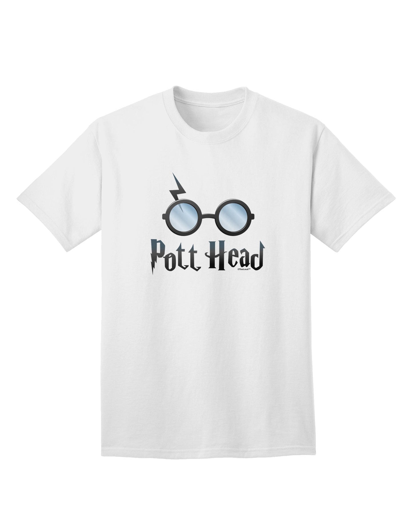 Pott Head Magic Glasses Adult T-Shirt-unisex t-shirt-TooLoud-White-Small-Davson Sales