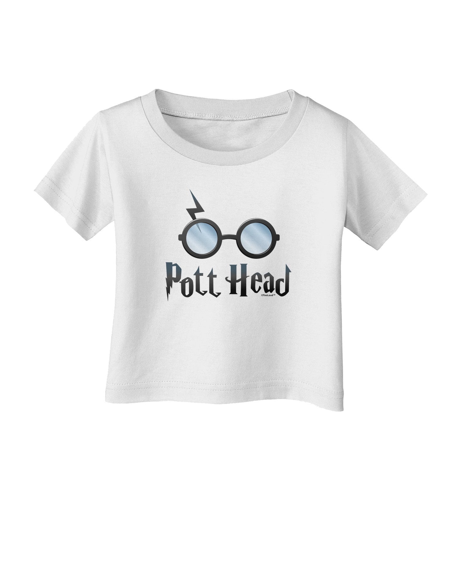 Pott Head Magic Glasses Infant T-Shirt-Infant T-Shirt-TooLoud-White-06-Months-Davson Sales