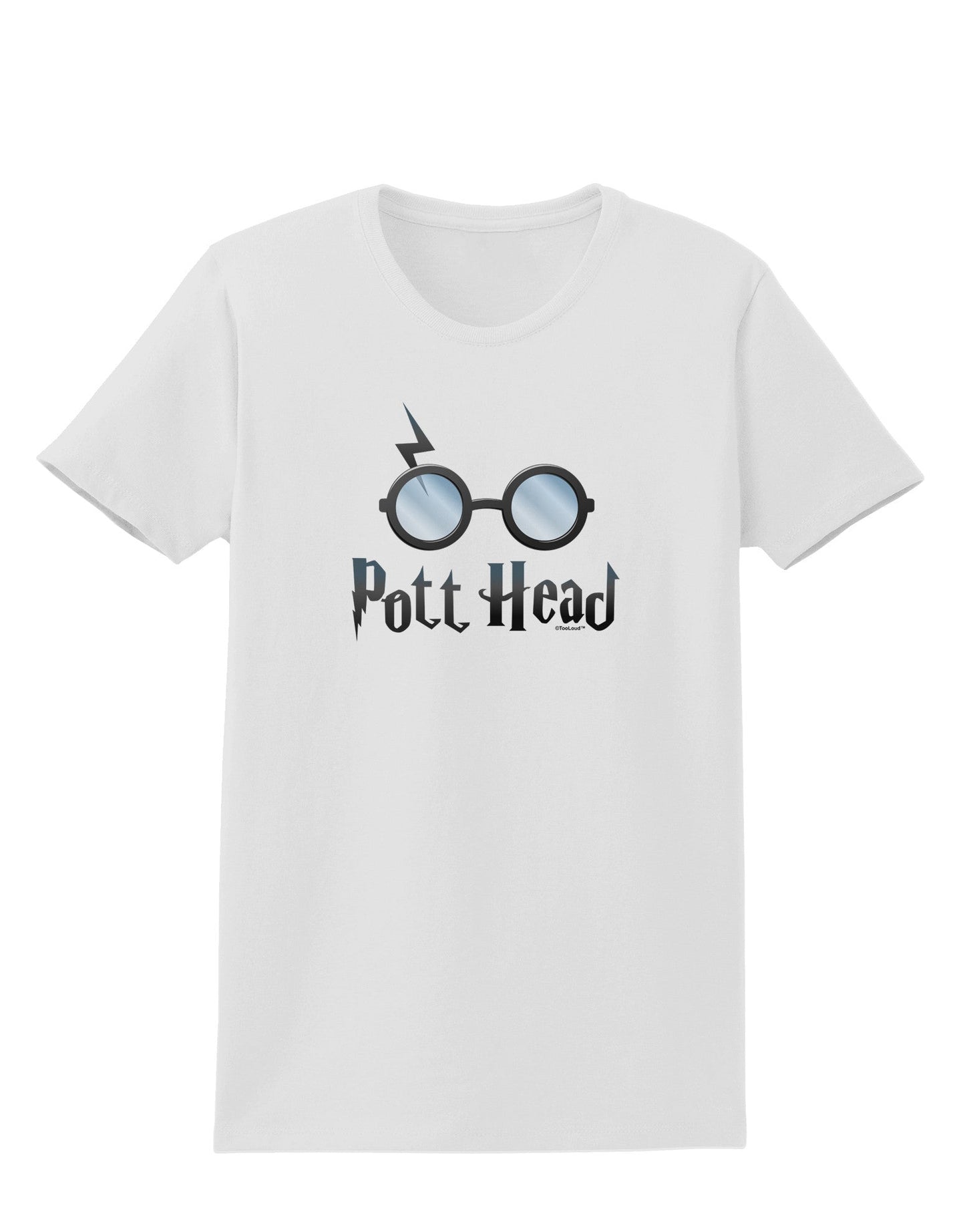 Pott Head Magic Glasses Womens T-Shirt-Womens T-Shirt-TooLoud-White-X-Small-Davson Sales
