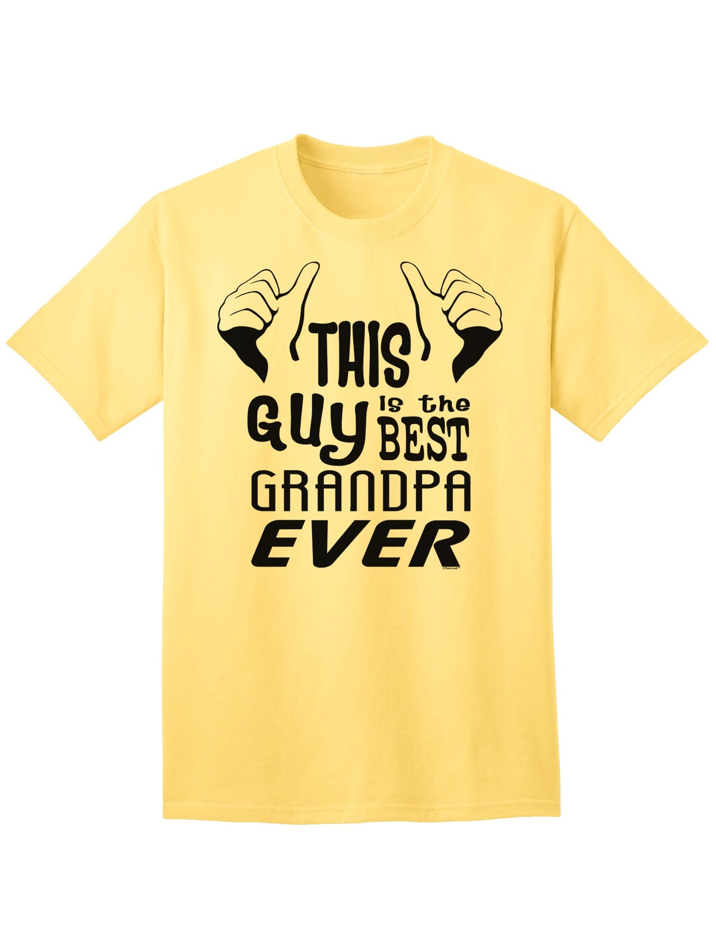 Premium Adult T-Shirt - Celebrate the Unmatched Grandfather with Style-Mens T-shirts-TooLoud-Yellow-Small-Davson Sales