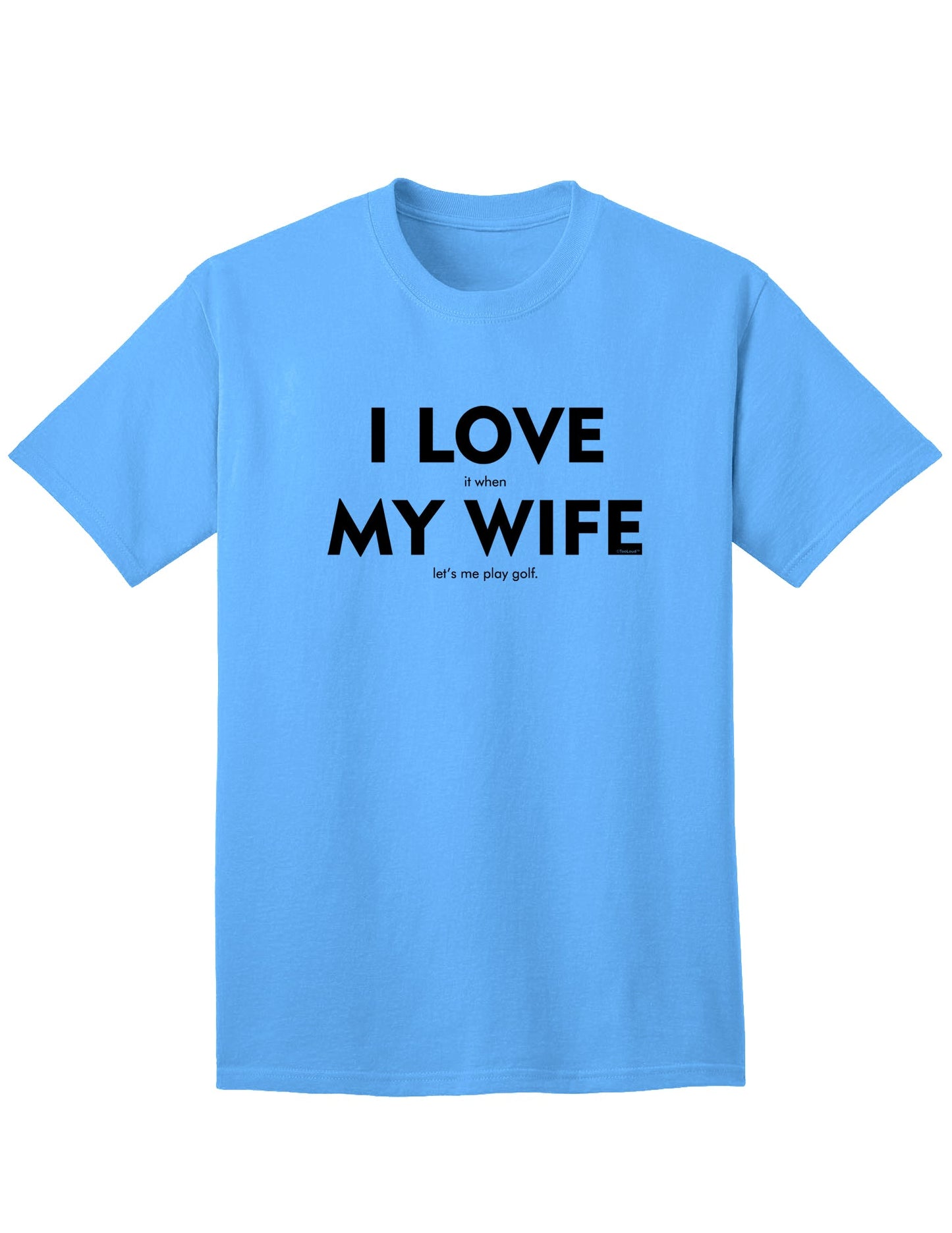 Premium Adult T-Shirt for Golf Enthusiasts: Embrace Your Passion-Mens T-shirts-TooLoud-Aquatic-Blue-Small-Davson Sales