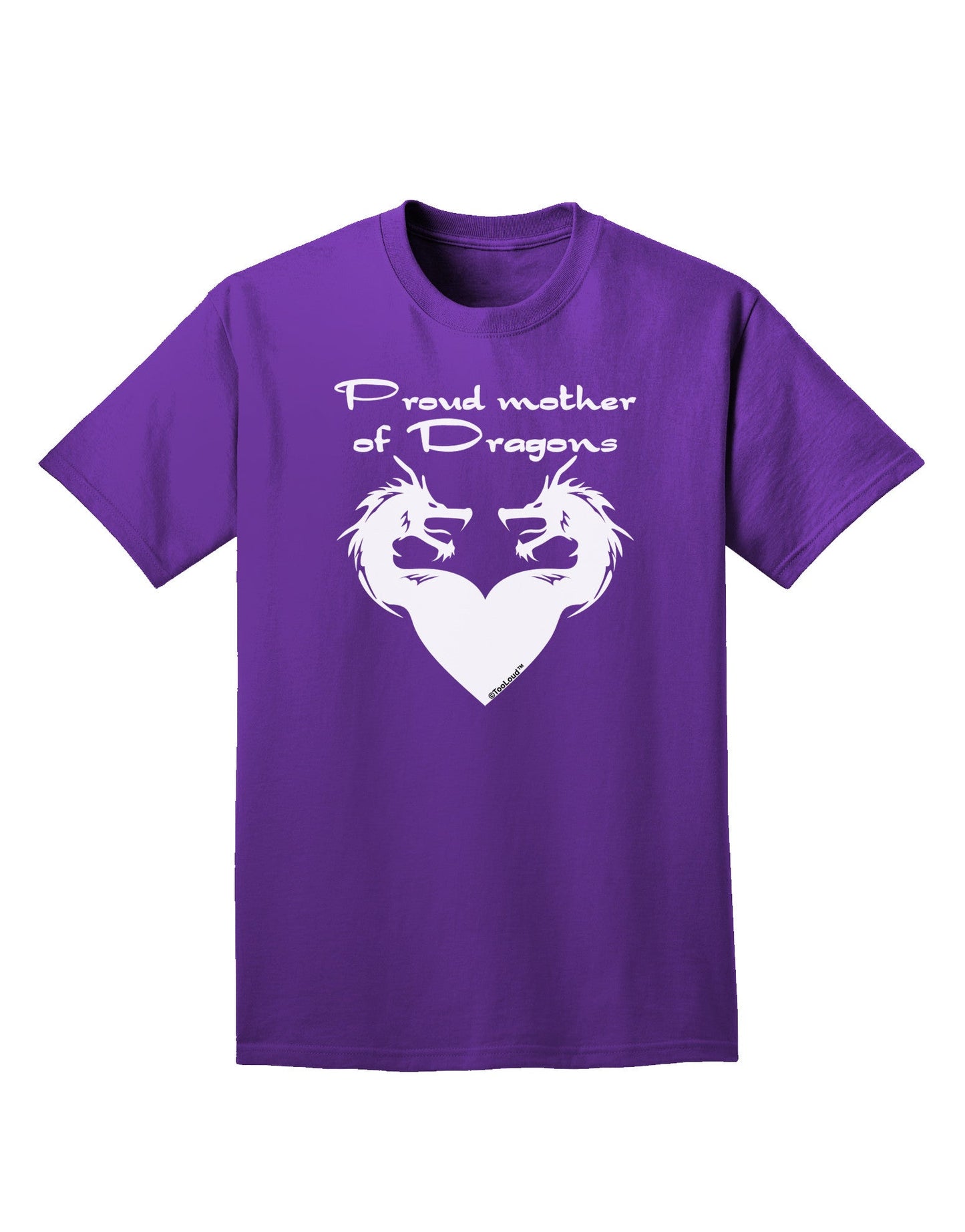 Proud Mother of Dragons Adult Dark T-Shirt-Mens T-Shirt-TooLoud-Purple-Small-Davson Sales