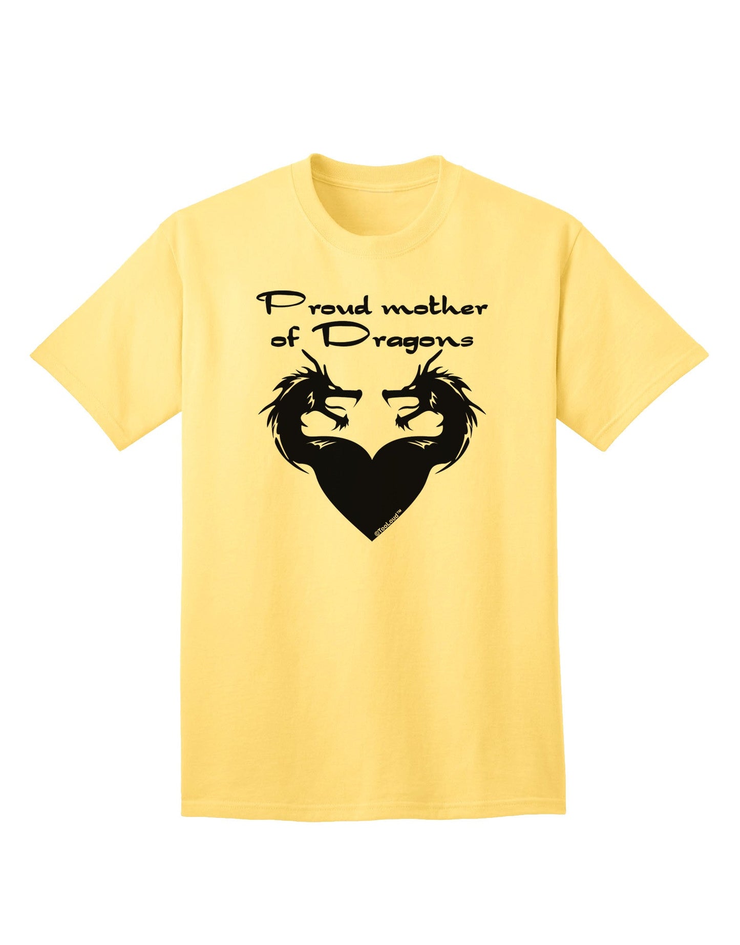 Proud Mother of Dragons Adult T-Shirt-unisex t-shirt-TooLoud-Yellow-Small-Davson Sales