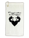 Proud Mother of Dragons Micro Terry Gromet Golf Towel 16 x 25 inch by TooLoud-Golf Towel-TooLoud-White-Davson Sales