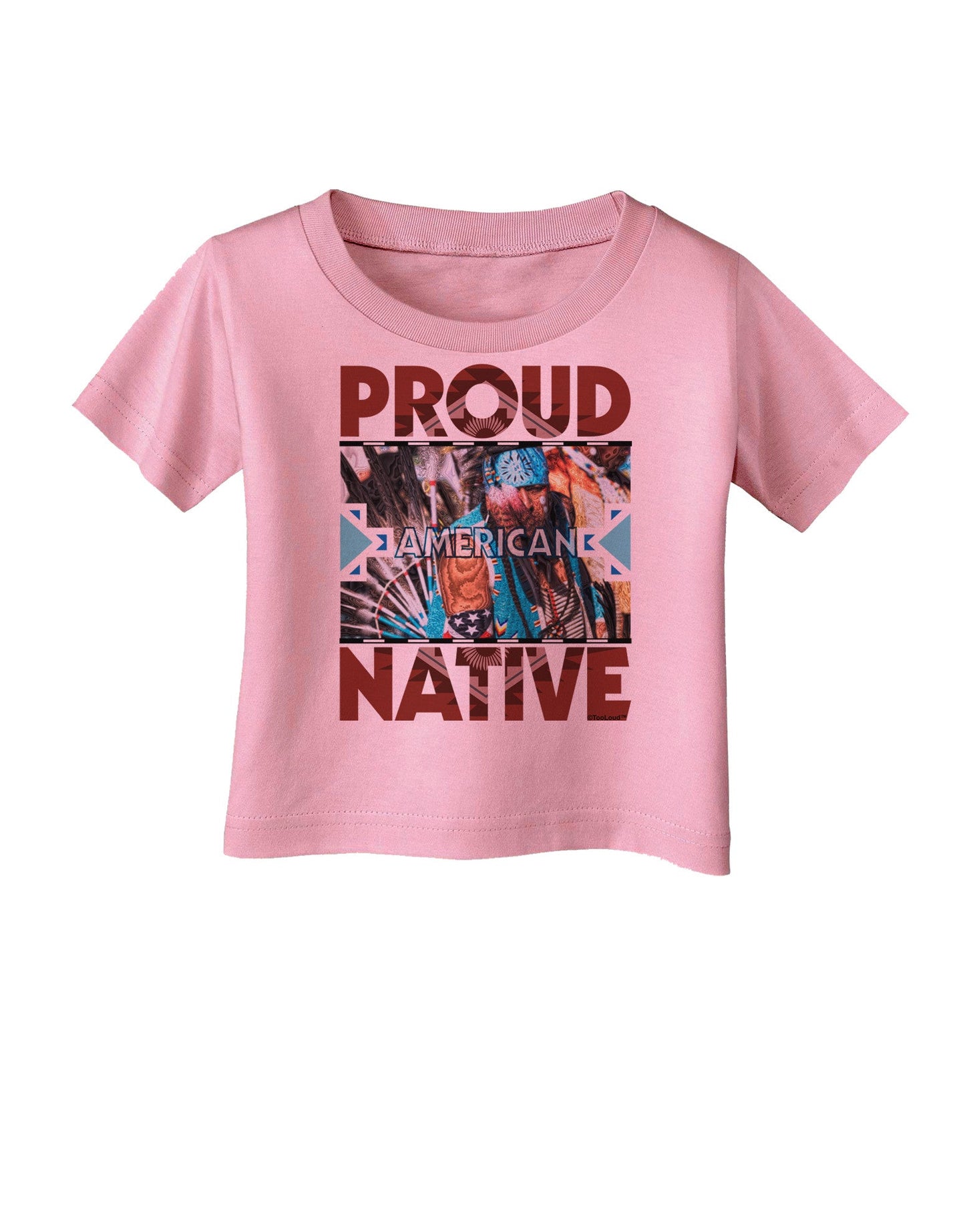 Proud Native American Infant T-Shirt-Infant T-Shirt-TooLoud-Candy-Pink-06-Months-Davson Sales