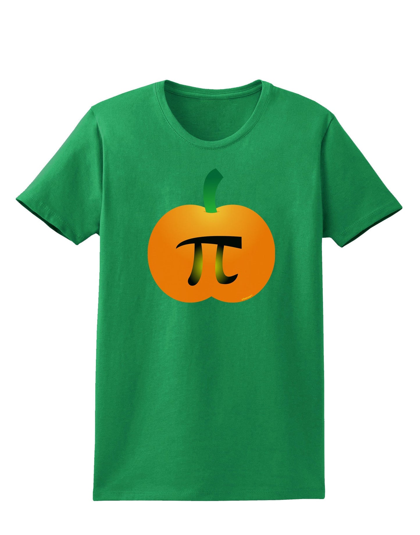 Pumpkin Pi Pumpkin Pie Thanksgiving Womens Dark T-Shirt-TooLoud-Kelly-Green-X-Small-Davson Sales