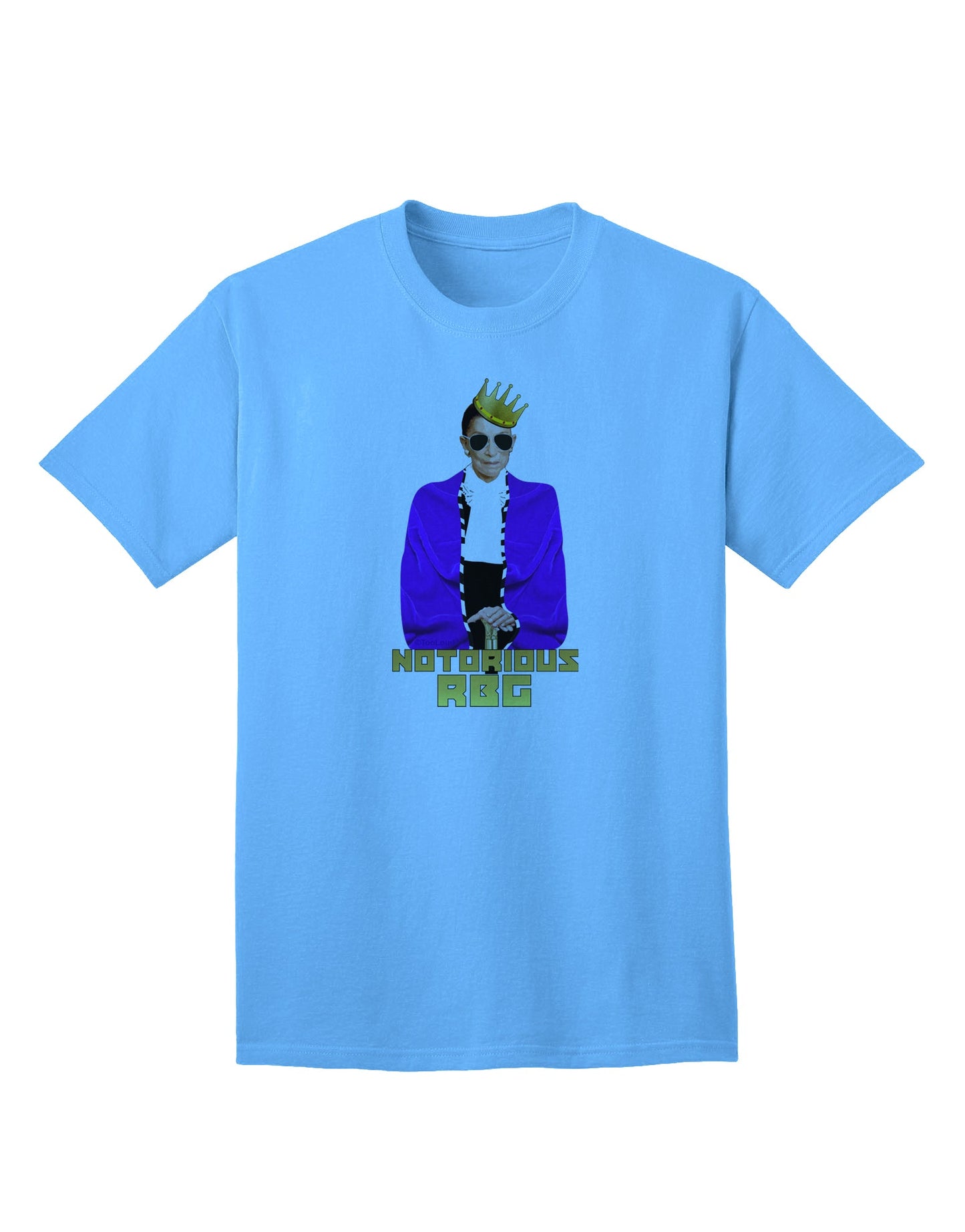 RBG Supreme Court Justice Adult T-Shirt by TooLoud-Mens T-shirts-TooLoud-Aquatic-Blue-Small-Davson Sales