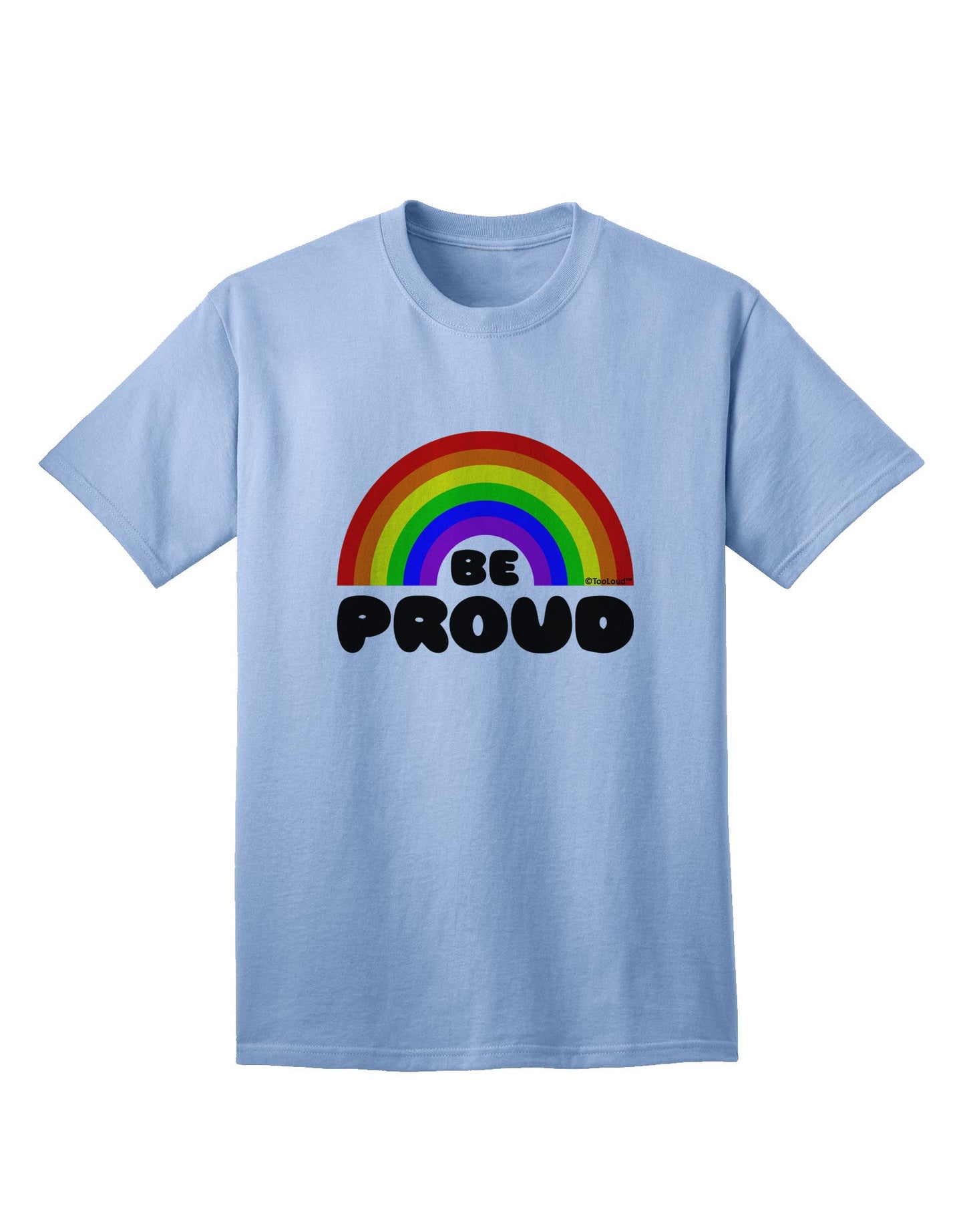 Rainbow Pride Adult T-Shirt - Embrace Your Identity with TooLoud-Mens T-shirts-TooLoud-Light-Blue-Small-Davson Sales