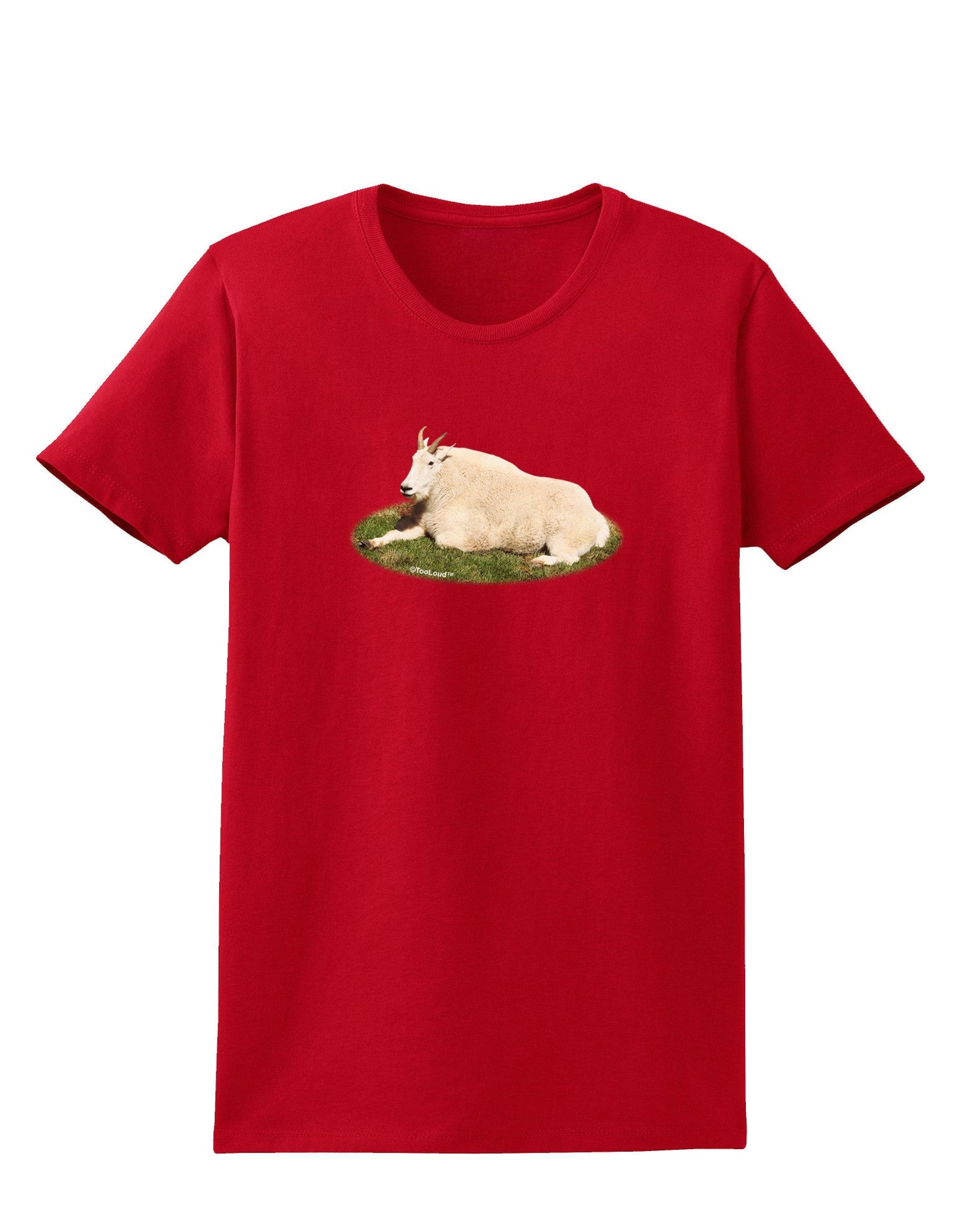 Ram Cutout Womens Dark T-Shirt-Womens T-Shirt-TooLoud-Red-X-Small-Davson Sales