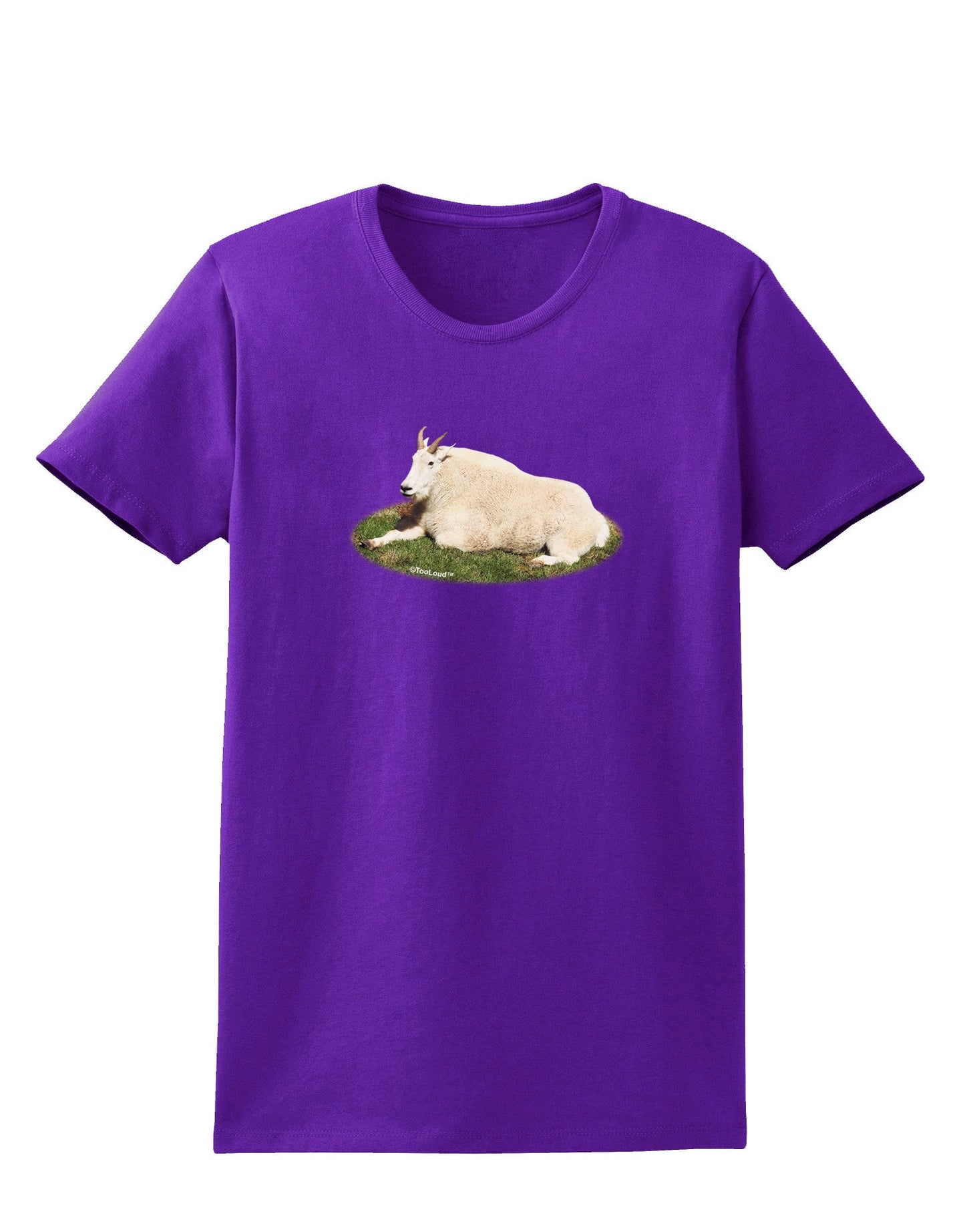 Ram Cutout Womens Dark T-Shirt-Womens T-Shirt-TooLoud-Purple-X-Small-Davson Sales