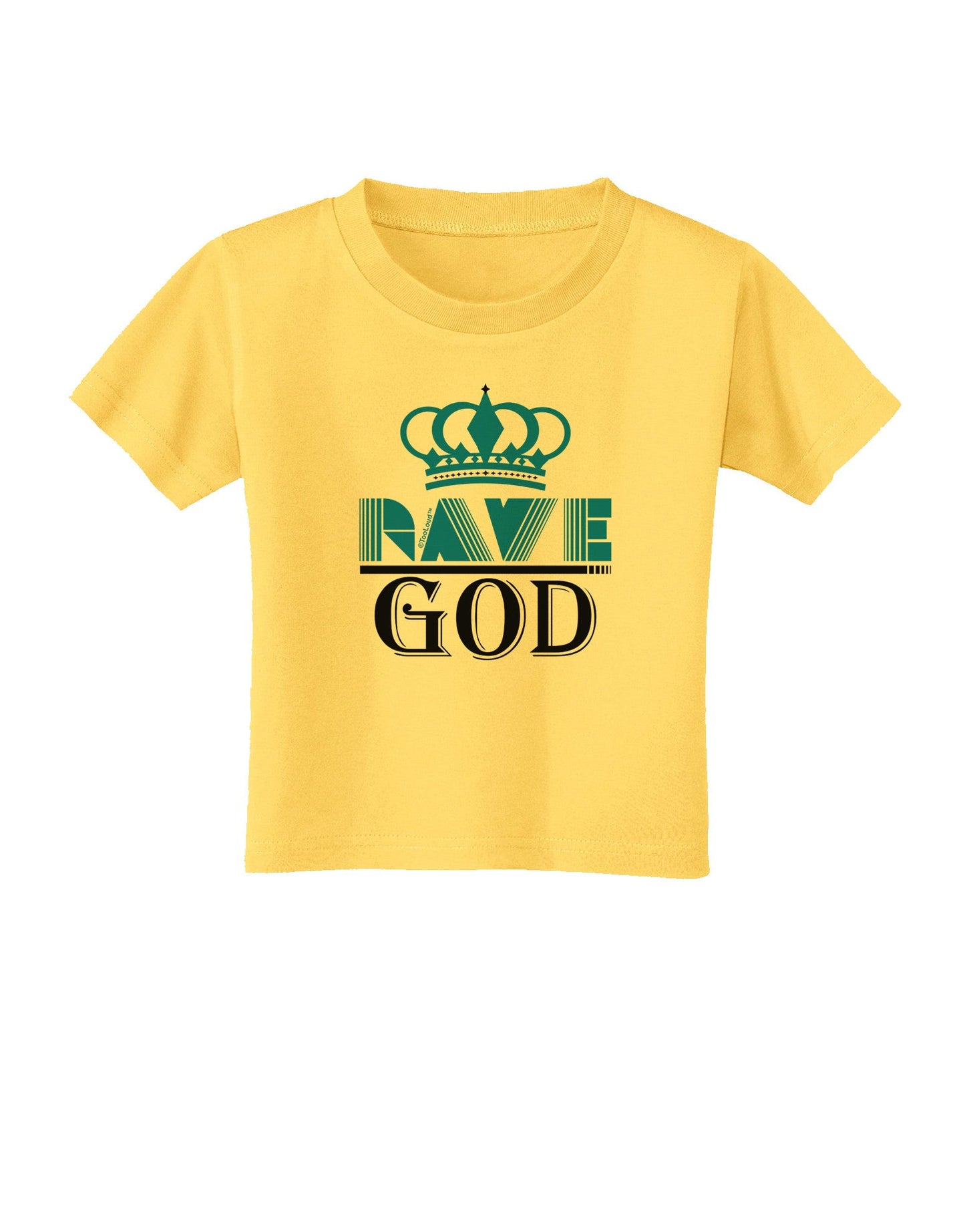 Rave God Toddler T-Shirt-Toddler T-Shirt-TooLoud-Yellow-2T-Davson Sales