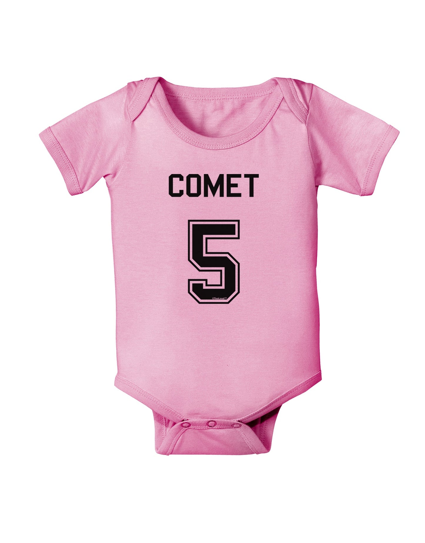 Reindeer Jersey - Comet 5 Baby Romper Bodysuit-Baby Romper-TooLoud-Light-Pink-06-Months-Davson Sales