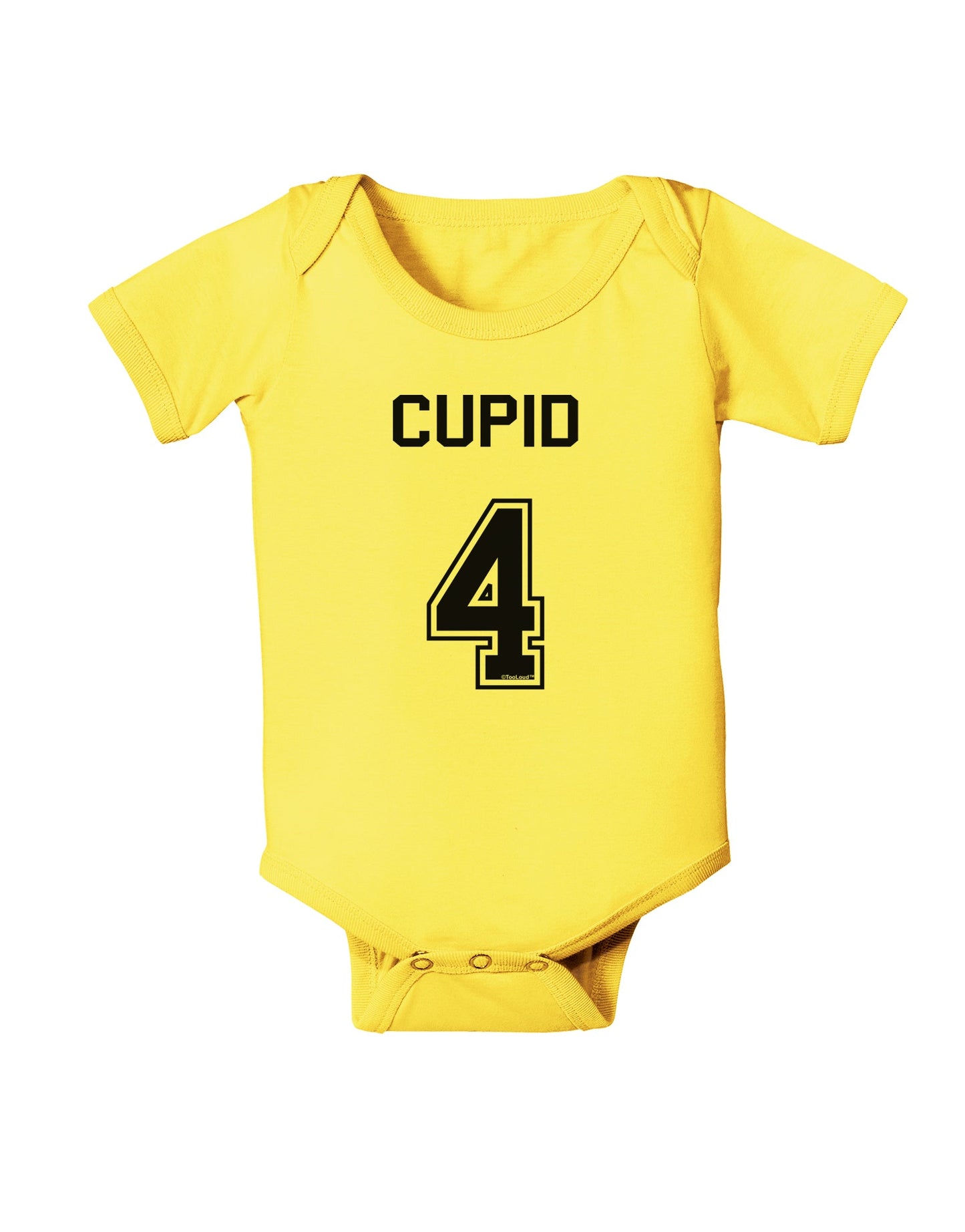 Reindeer Jersey - Cupid 4 Baby Romper Bodysuit-Baby Romper-TooLoud-Yellow-06-Months-Davson Sales