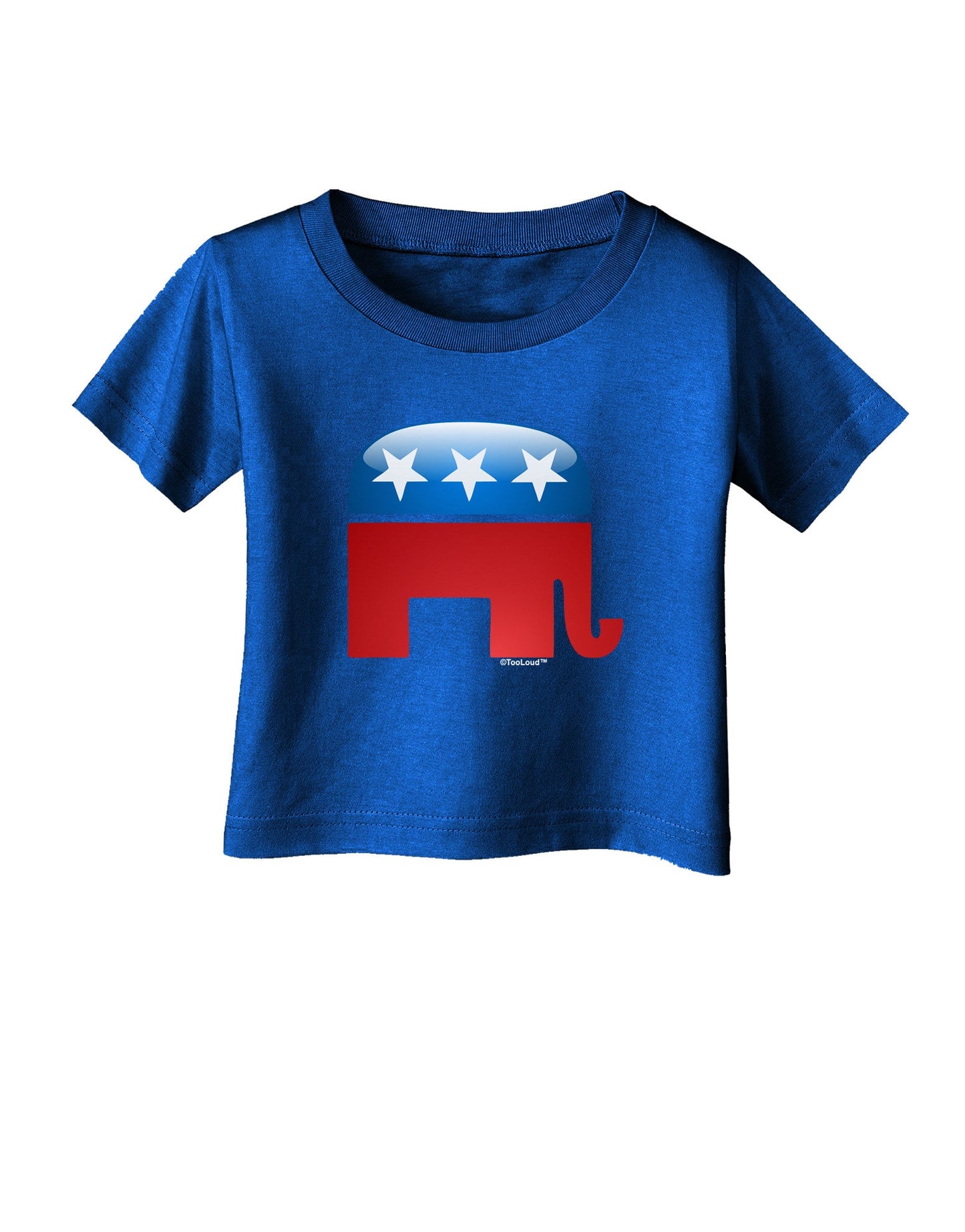 Republican Bubble Symbol Infant T-Shirt Dark-Infant T-Shirt-TooLoud-Royal-Blue-06-Months-Davson Sales