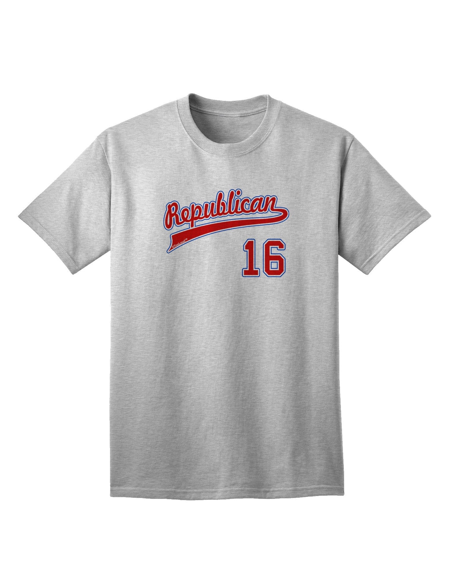 Republican Jersey 16 Adult T-Shirt-unisex t-shirt-TooLoud-AshGray-Small-Davson Sales