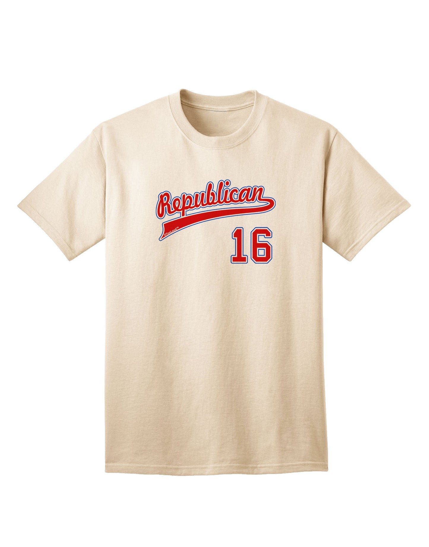 Republican Jersey 16 Adult T-Shirt-unisex t-shirt-TooLoud-Natural-Small-Davson Sales
