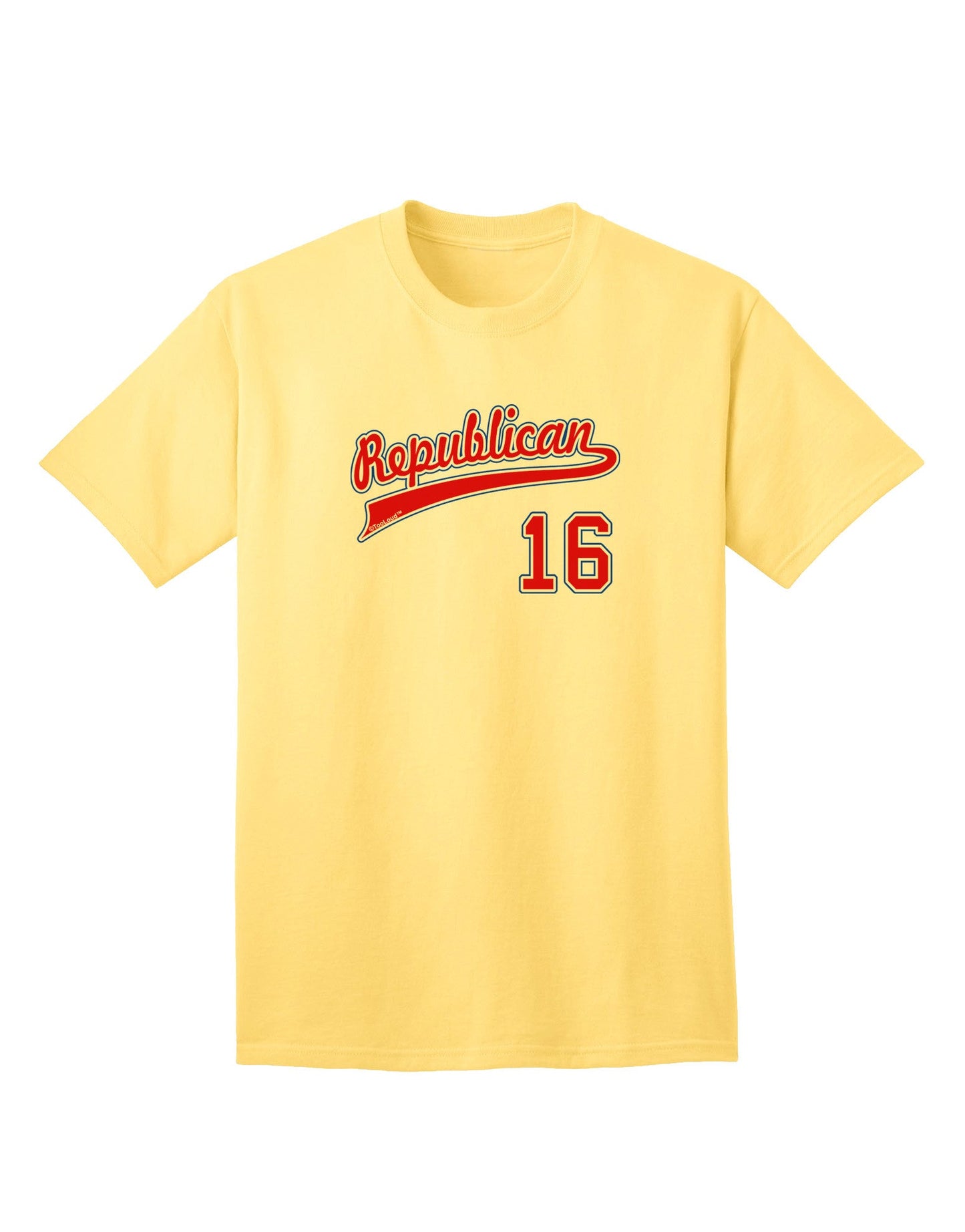 Republican Jersey 16 Adult T-Shirt-unisex t-shirt-TooLoud-Yellow-Small-Davson Sales