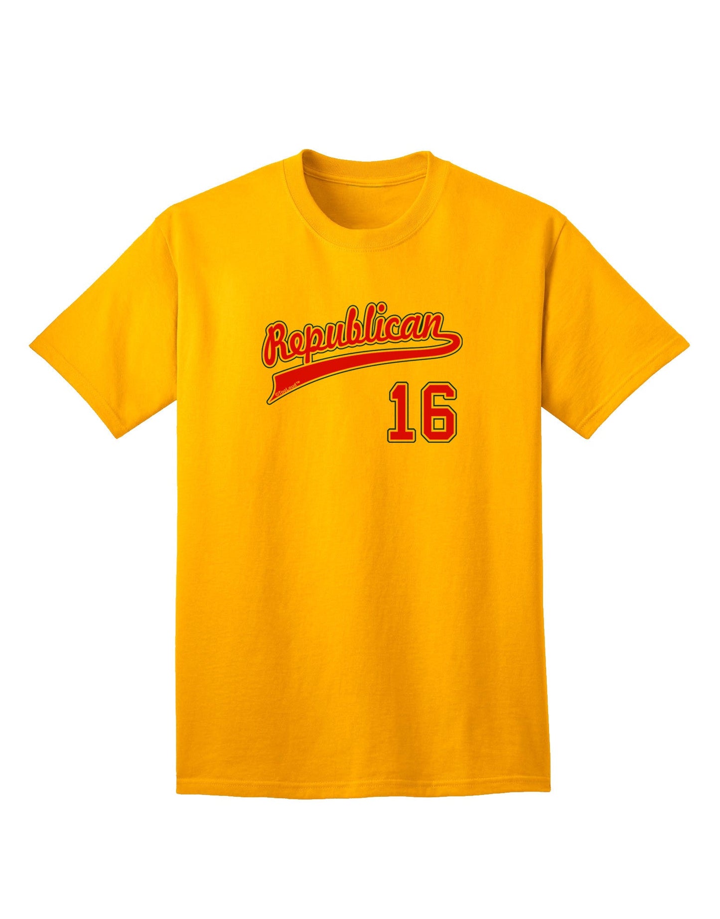 Republican Jersey 16 Adult T-Shirt-unisex t-shirt-TooLoud-Gold-Small-Davson Sales