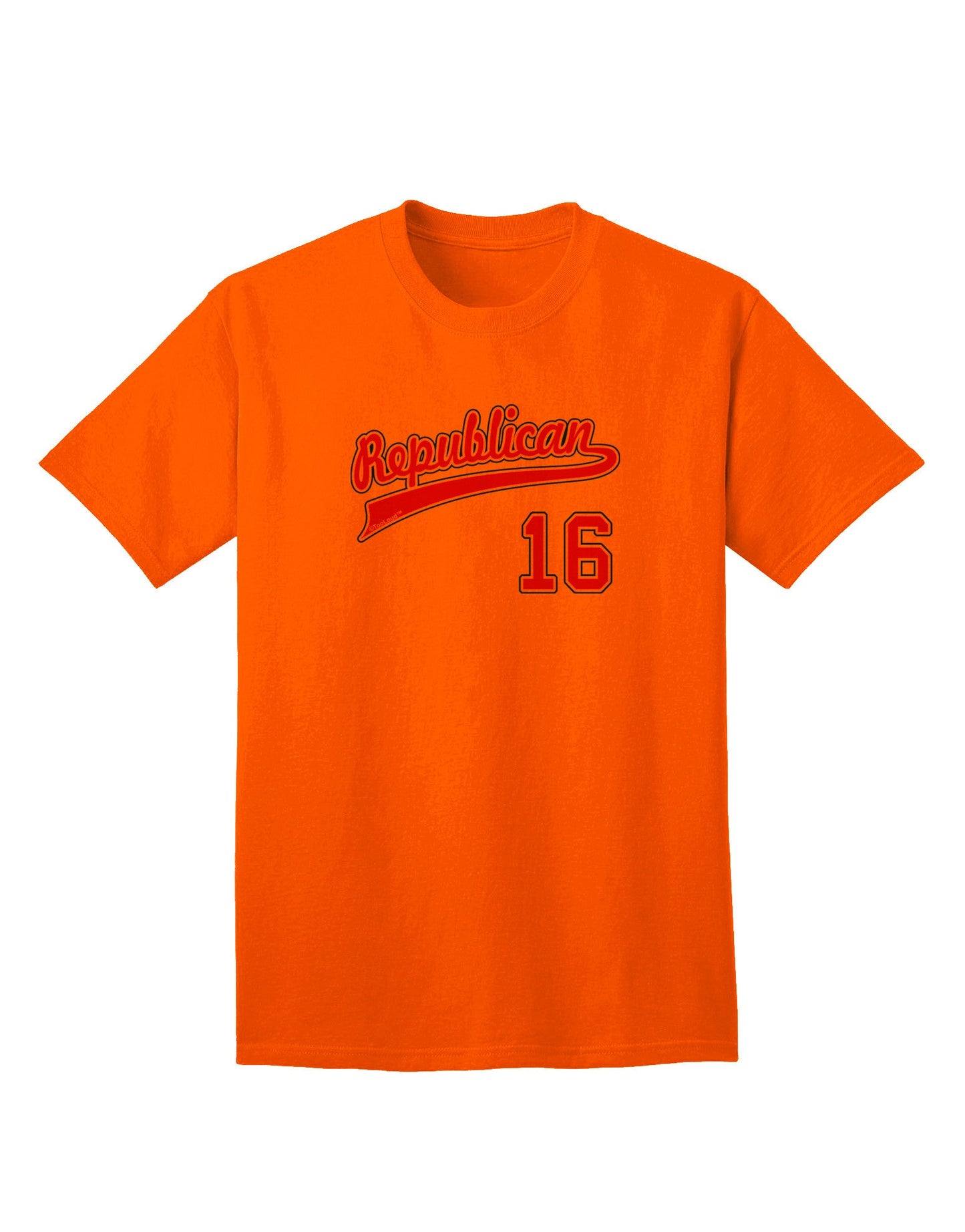 Republican Jersey 16 Adult T-Shirt-unisex t-shirt-TooLoud-Orange-Small-Davson Sales