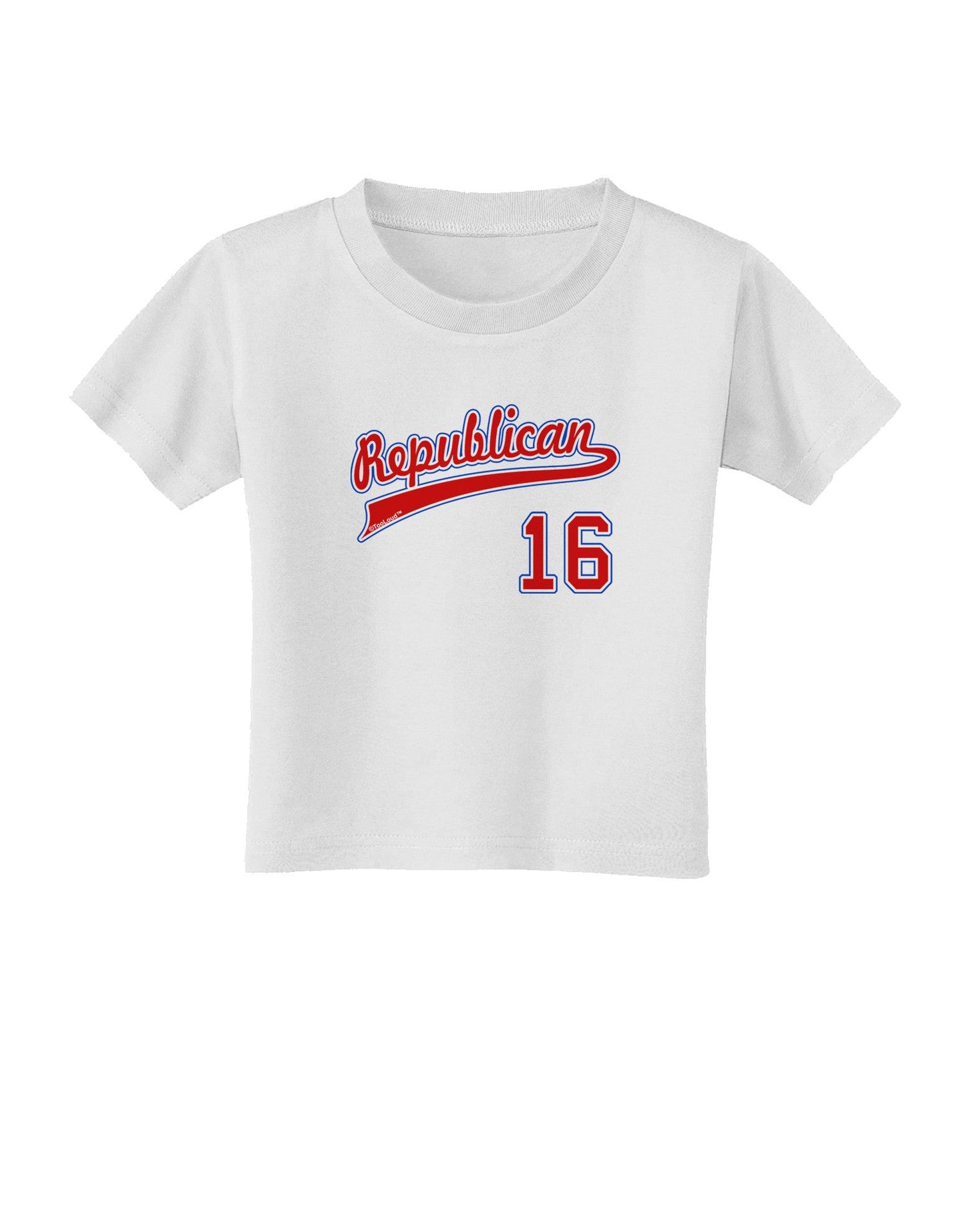 Republican Jersey 16 Toddler T-Shirt-Toddler T-Shirt-TooLoud-White-2T-Davson Sales