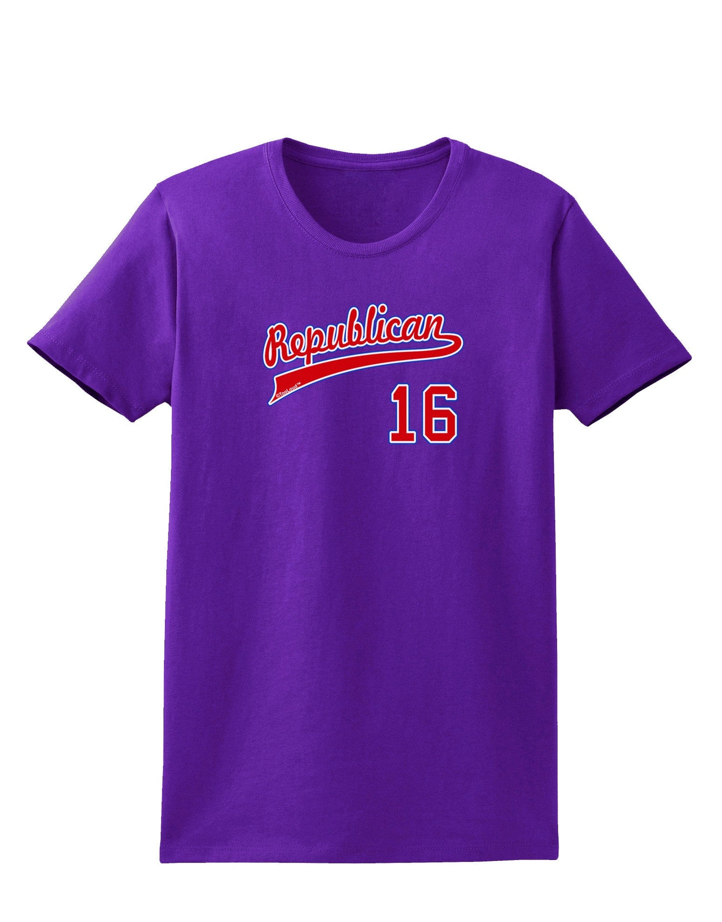 Republican Jersey 16 Womens Dark T-Shirt-TooLoud-Purple-X-Small-Davson Sales