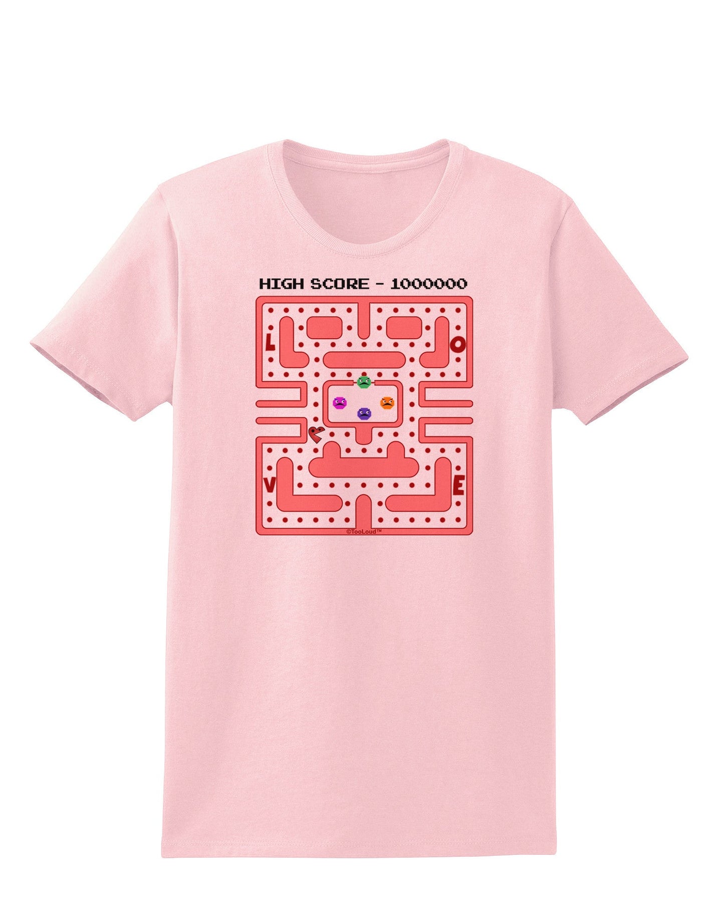 Retro Heart Man Womens T-Shirt-Womens T-Shirt-TooLoud-PalePink-X-Small-Davson Sales
